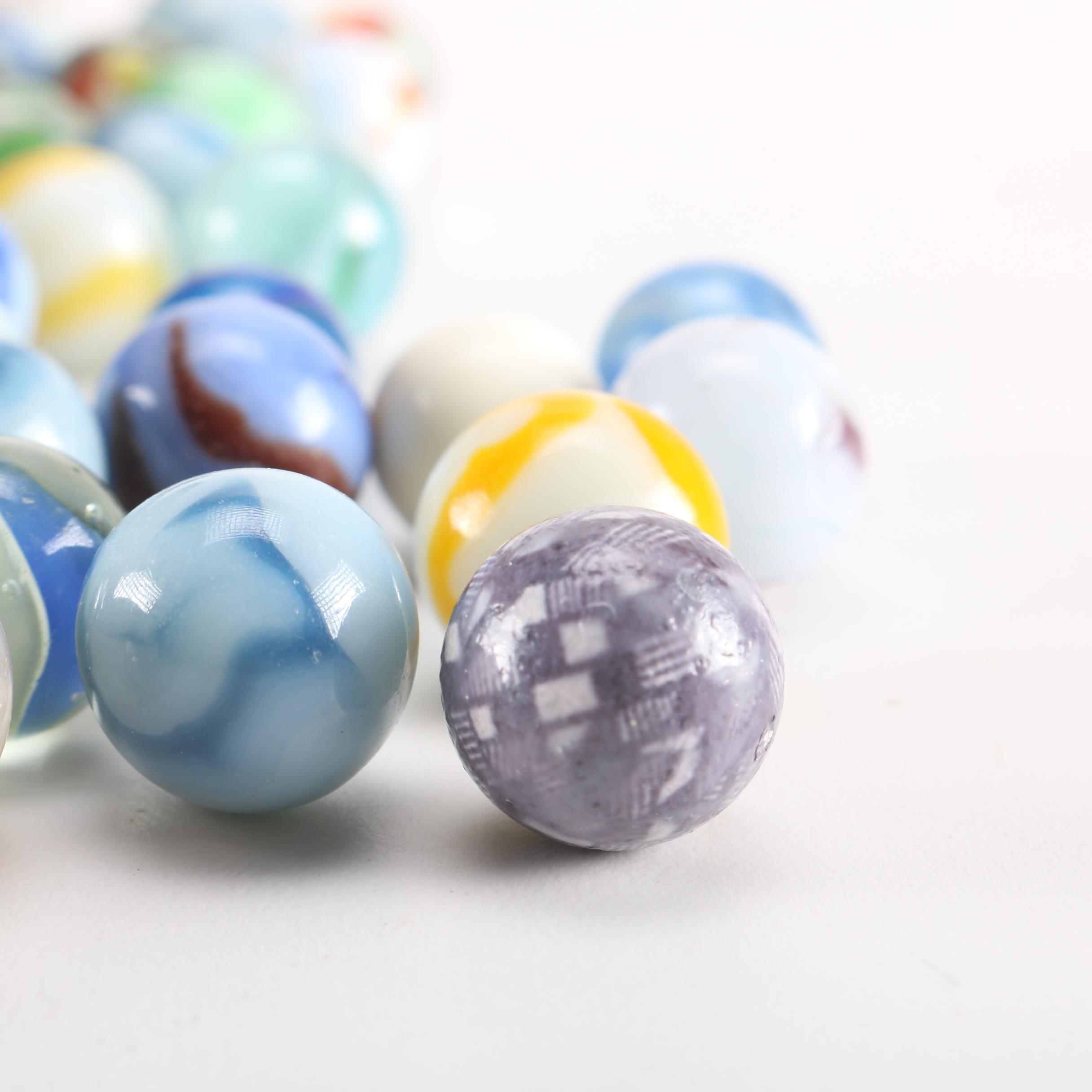 Colored Glass Marbles