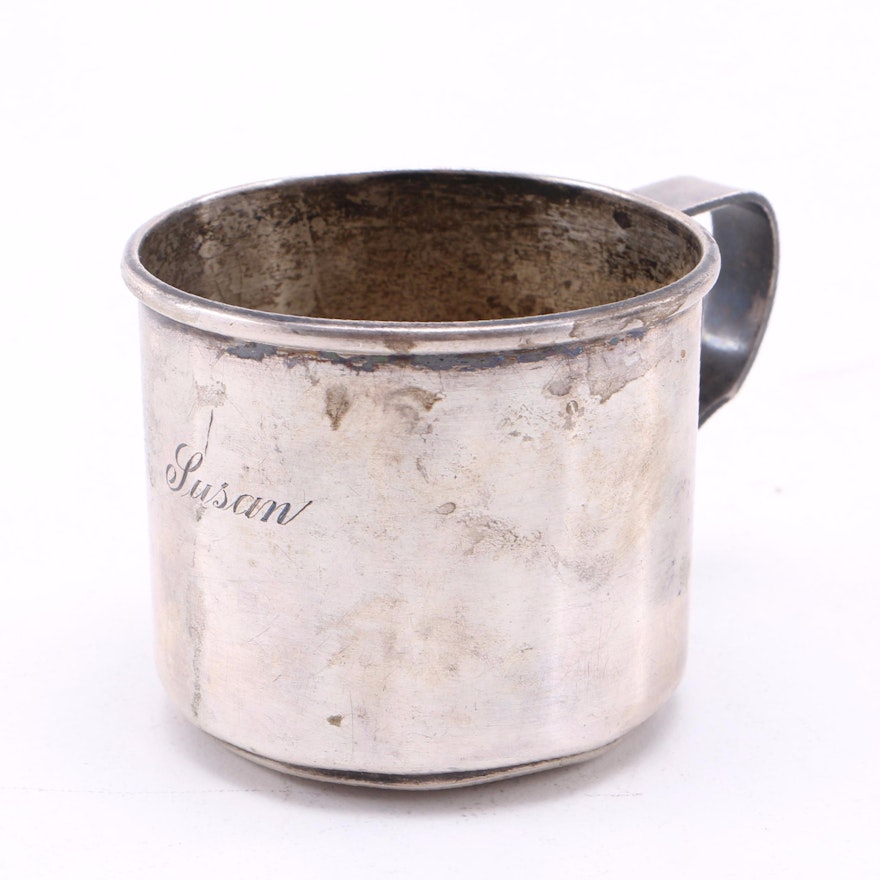 Wallace Silversmiths Sterling Silver Baby Cup