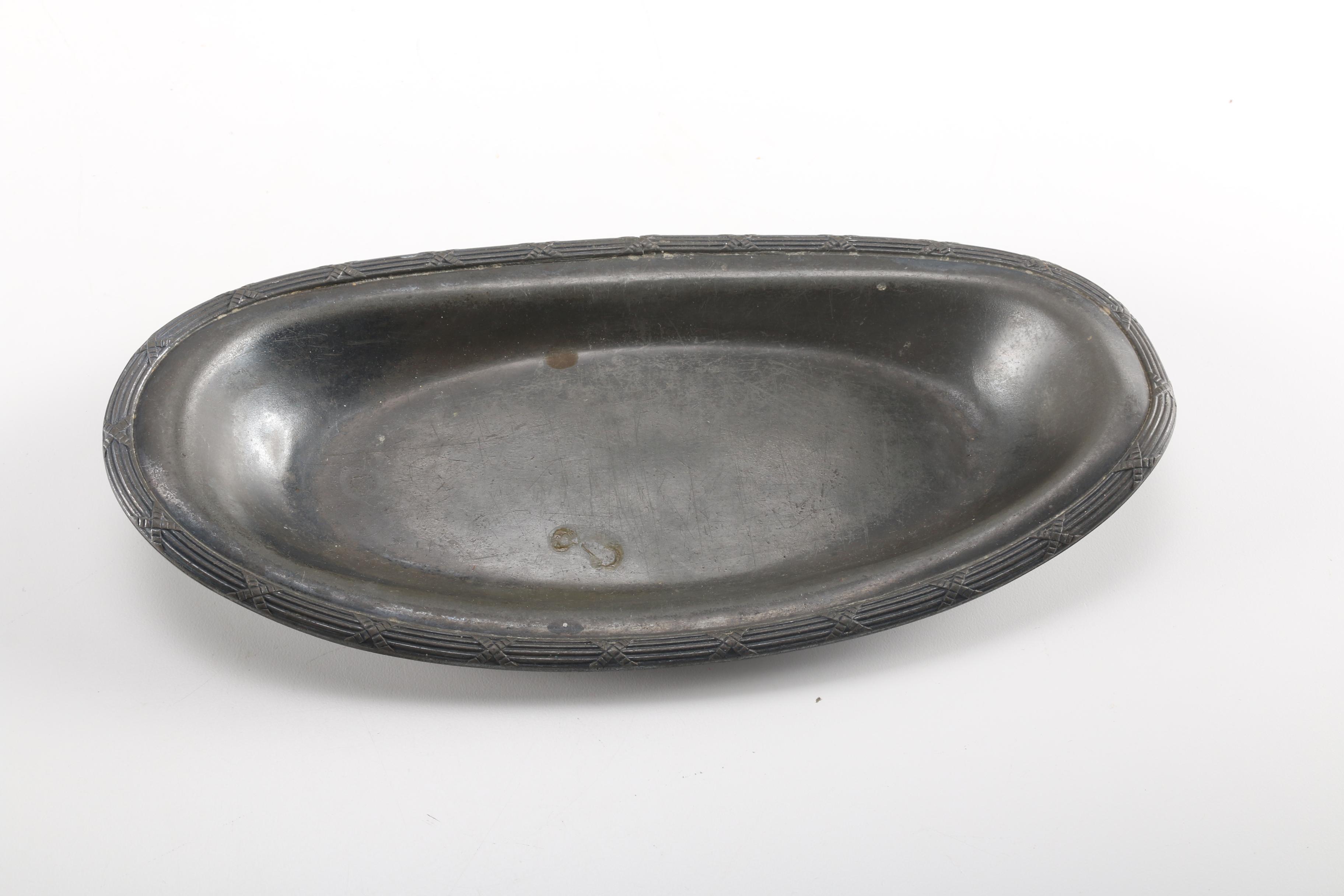 Assortment of Pewter and Silver Tone Tableware