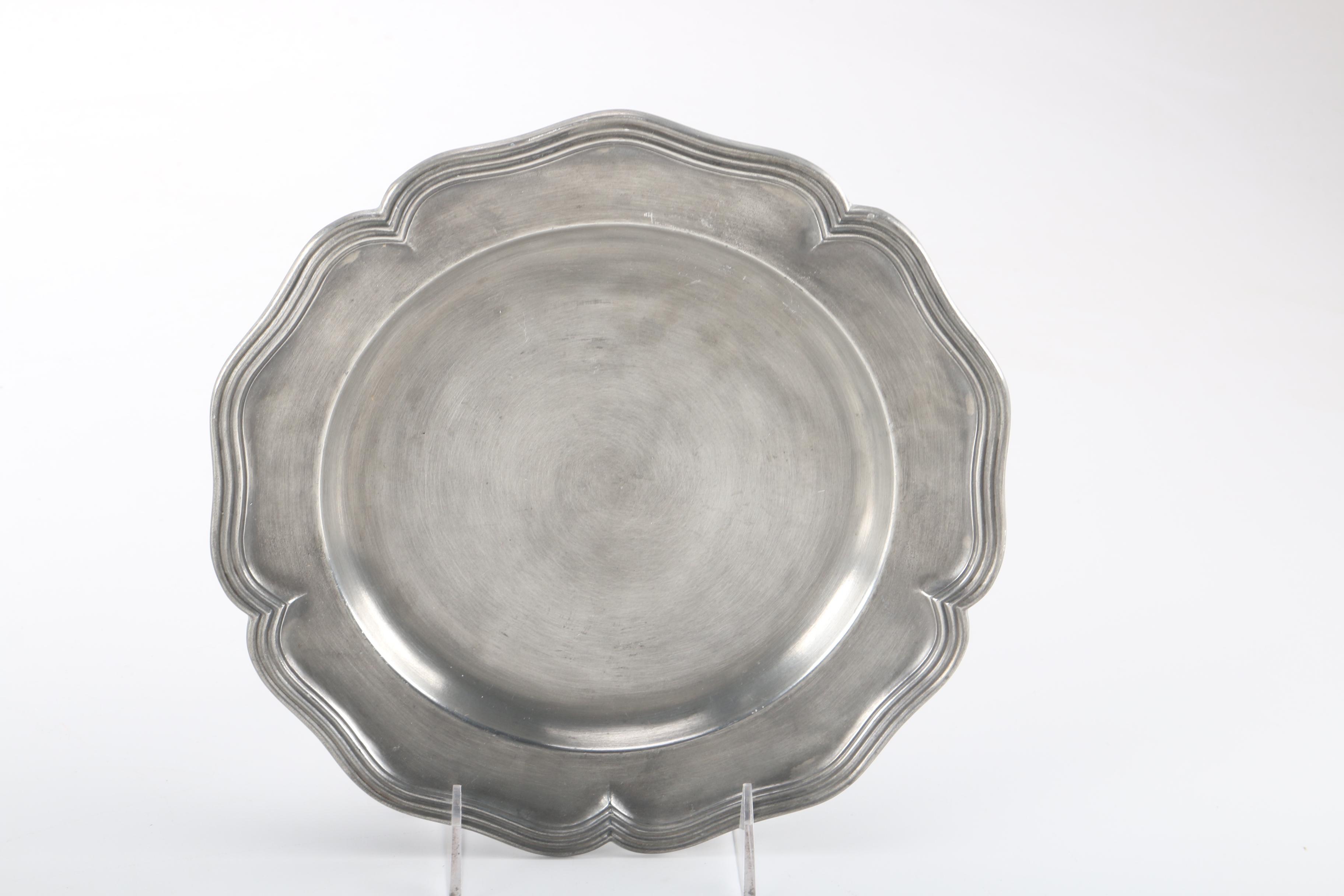 Assortment of Pewter and Silver Tone Tableware