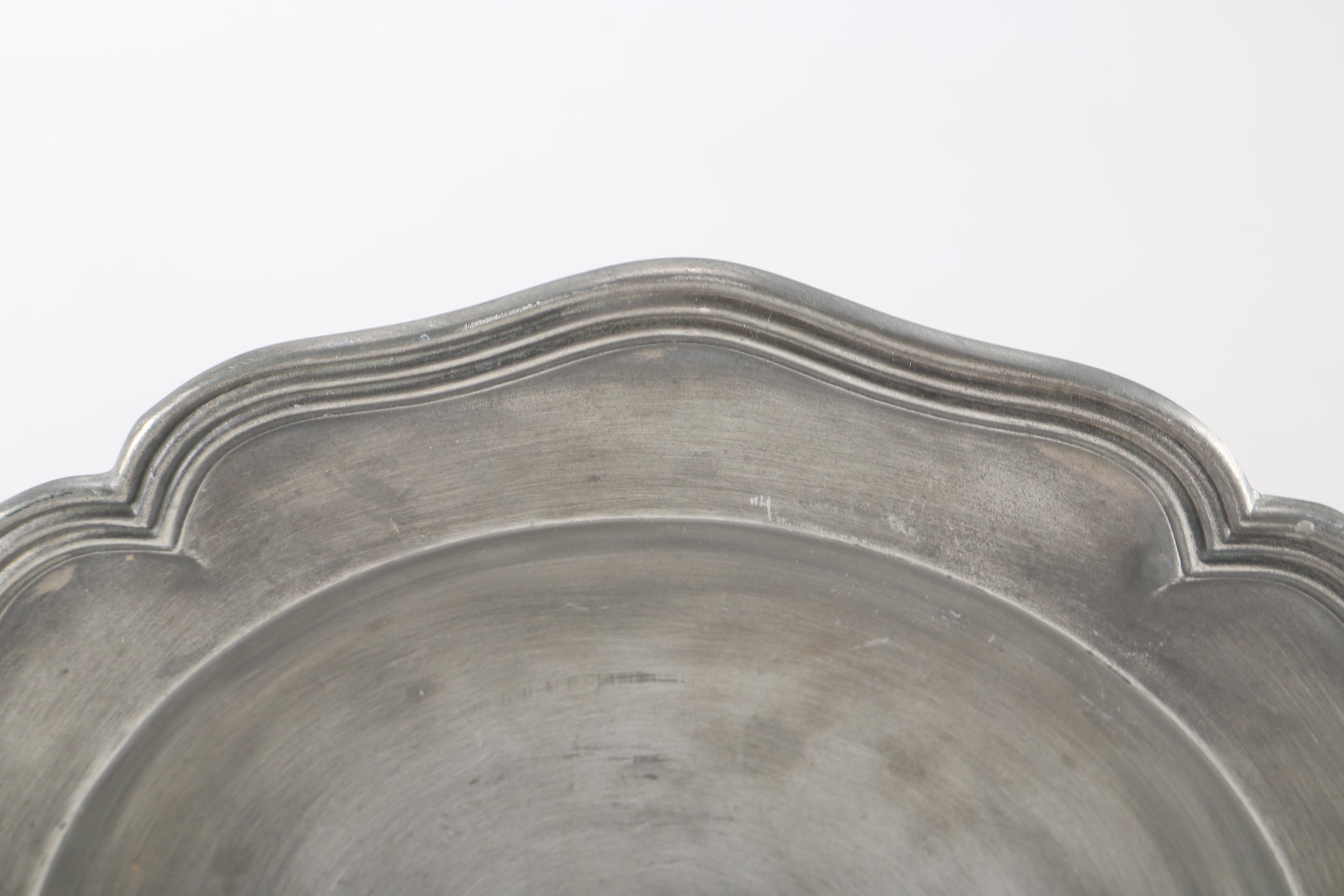 Assortment of Pewter and Silver Tone Tableware