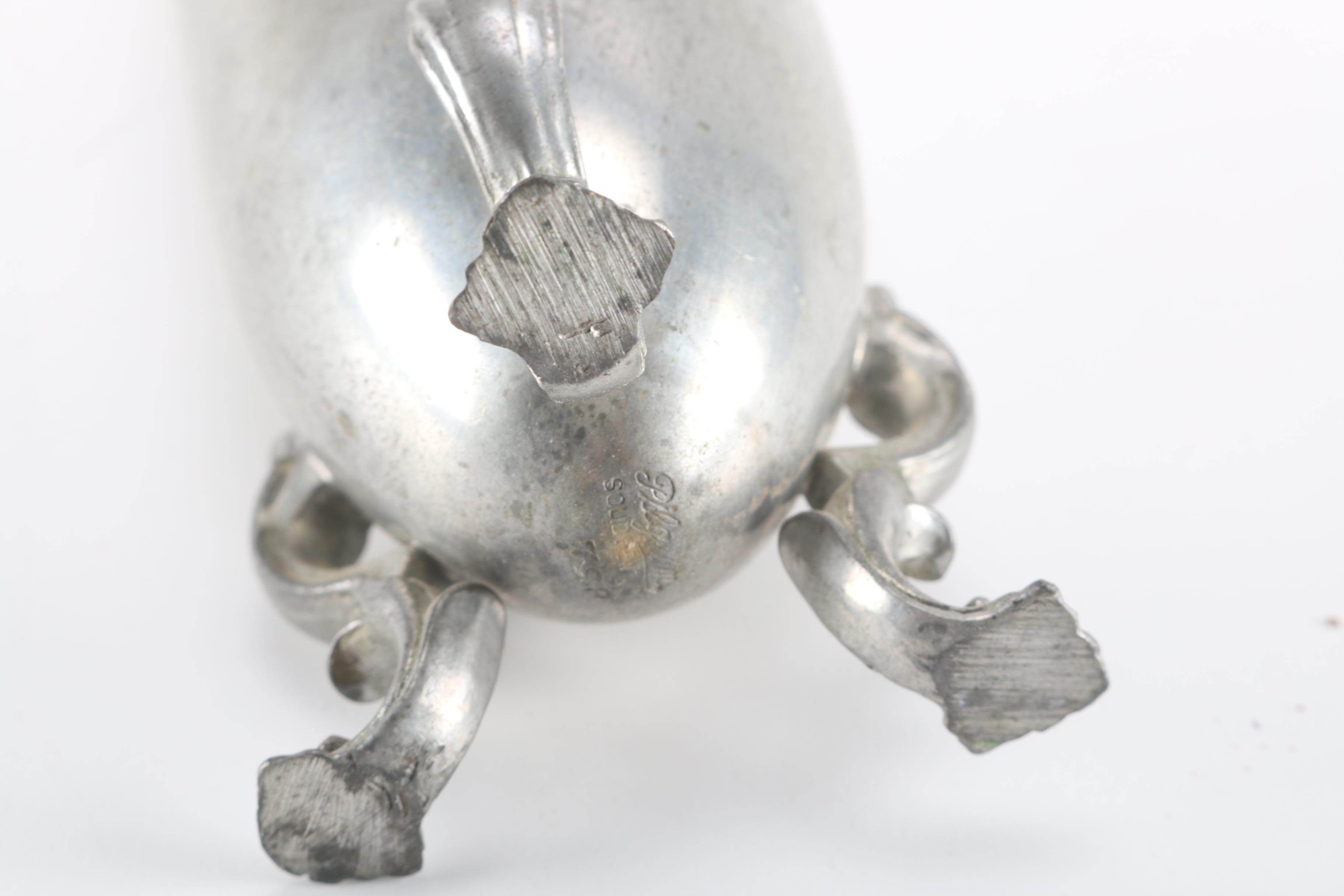 Assortment of Pewter and Silver Tone Tableware