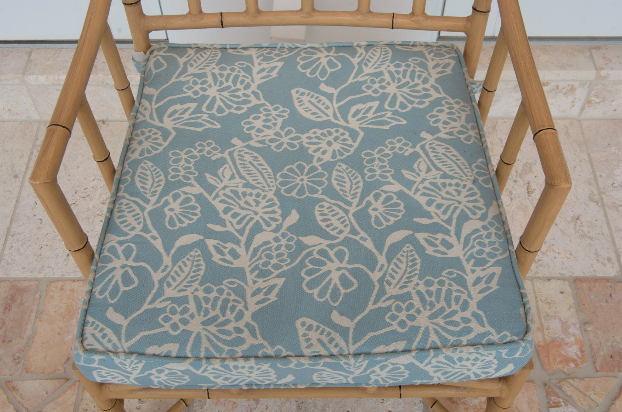 Faux Bamboo Patio Furniture Dining Set