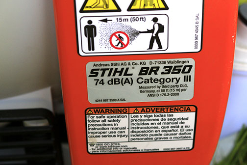 STIHL BR 350 Backpack Leaf Blower