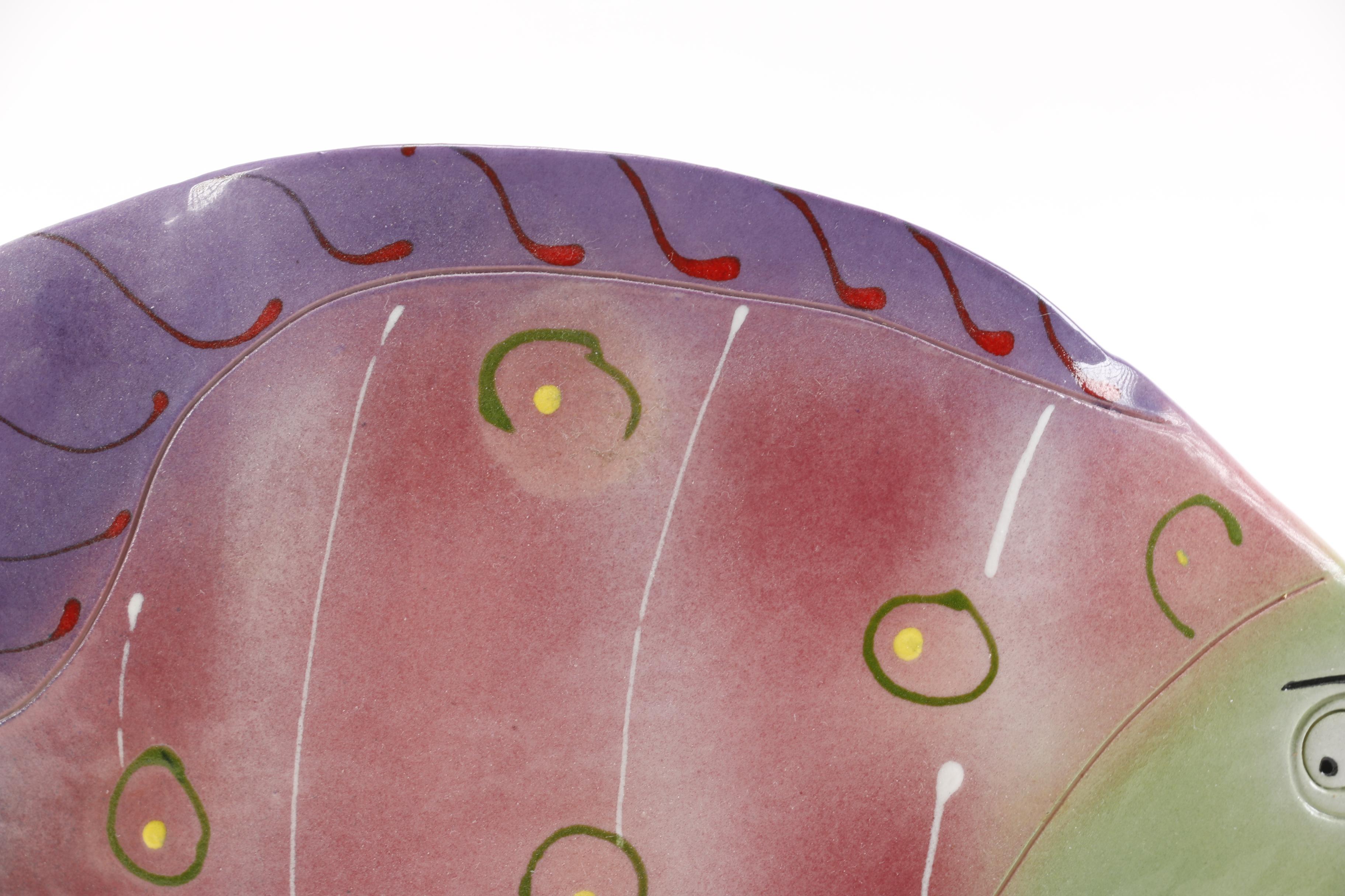 Handbuilt Pottery Fish Sculpture