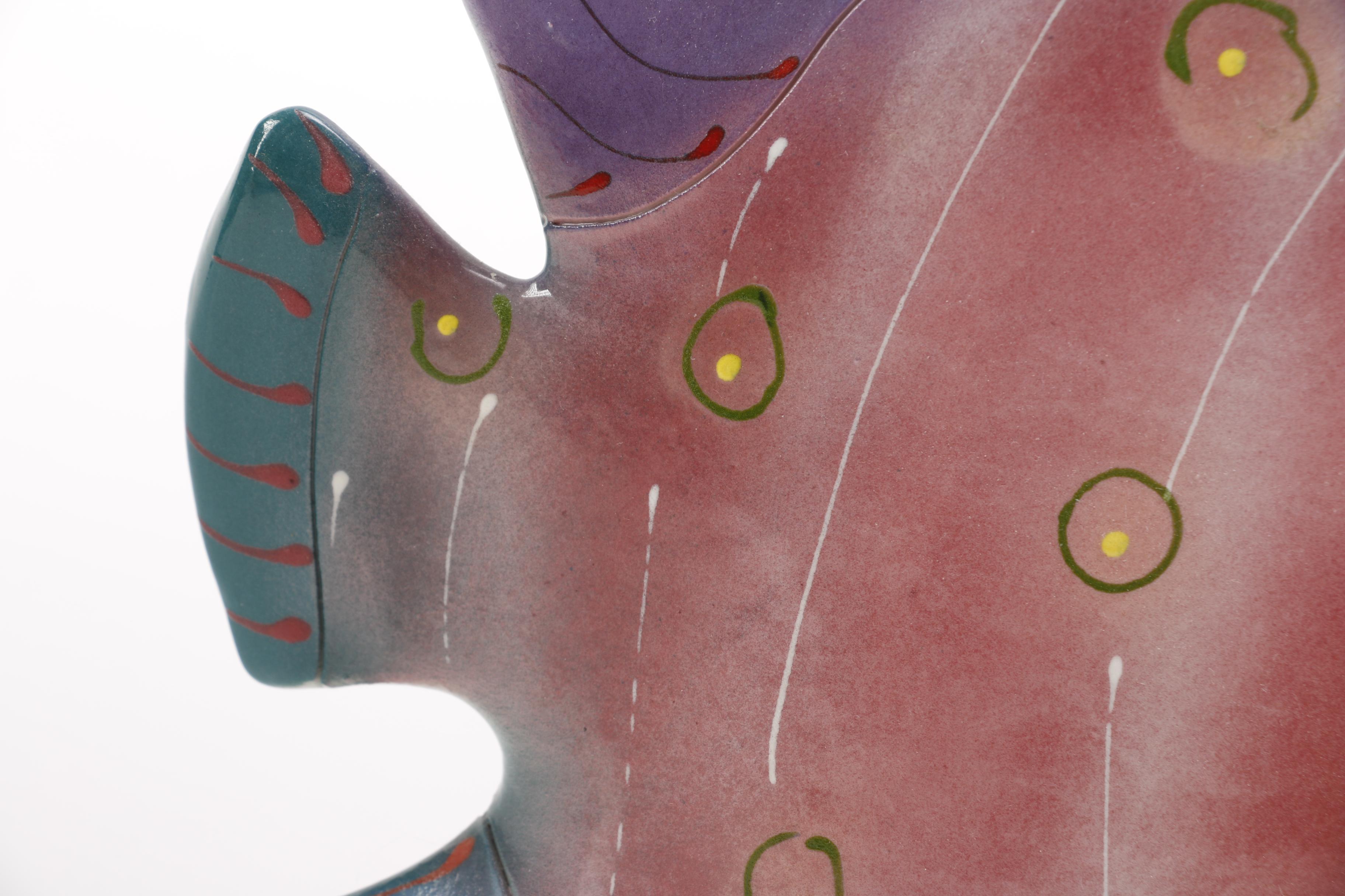 Handbuilt Pottery Fish Sculpture