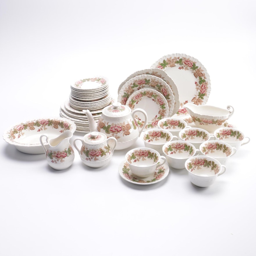 Wedgwood & Barlaston "Wildbriar" Porcelain Tableware