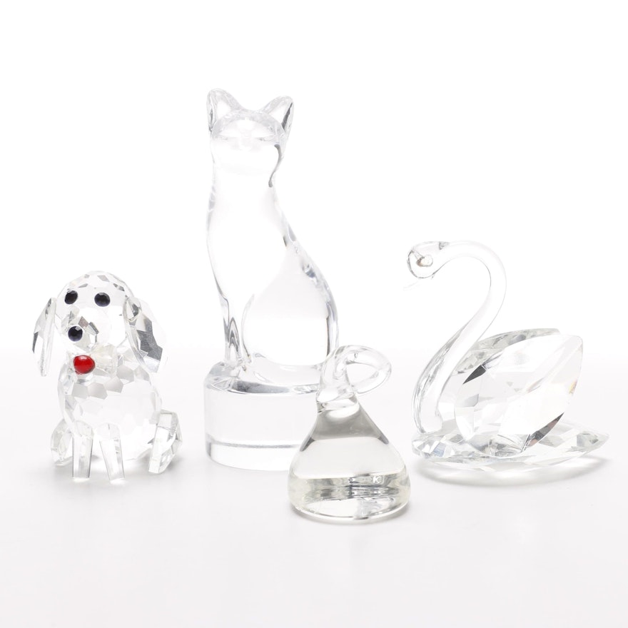 Miniature Crystal Figurines Including Hoya