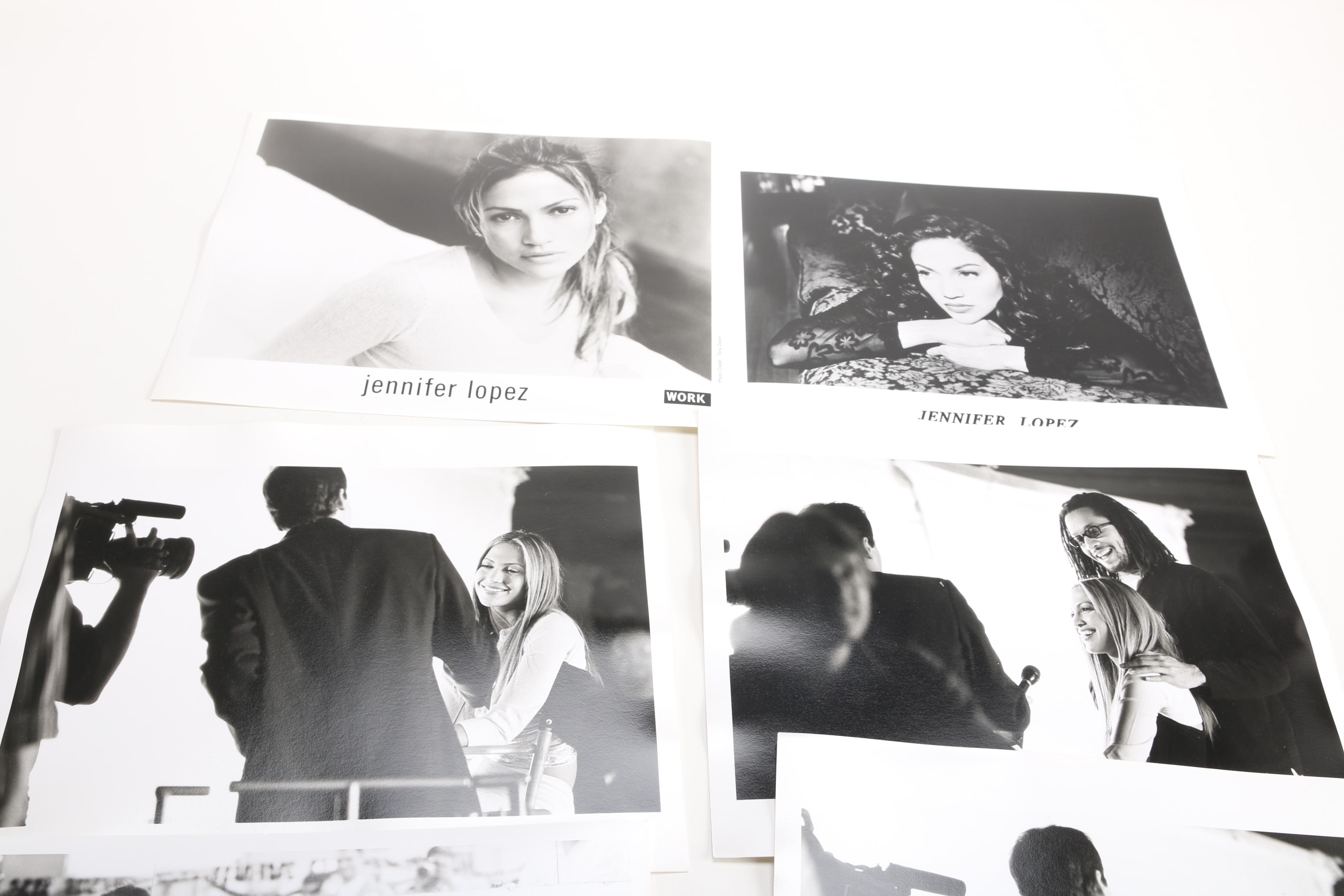 Jennifer Lopez Black and White Photographs