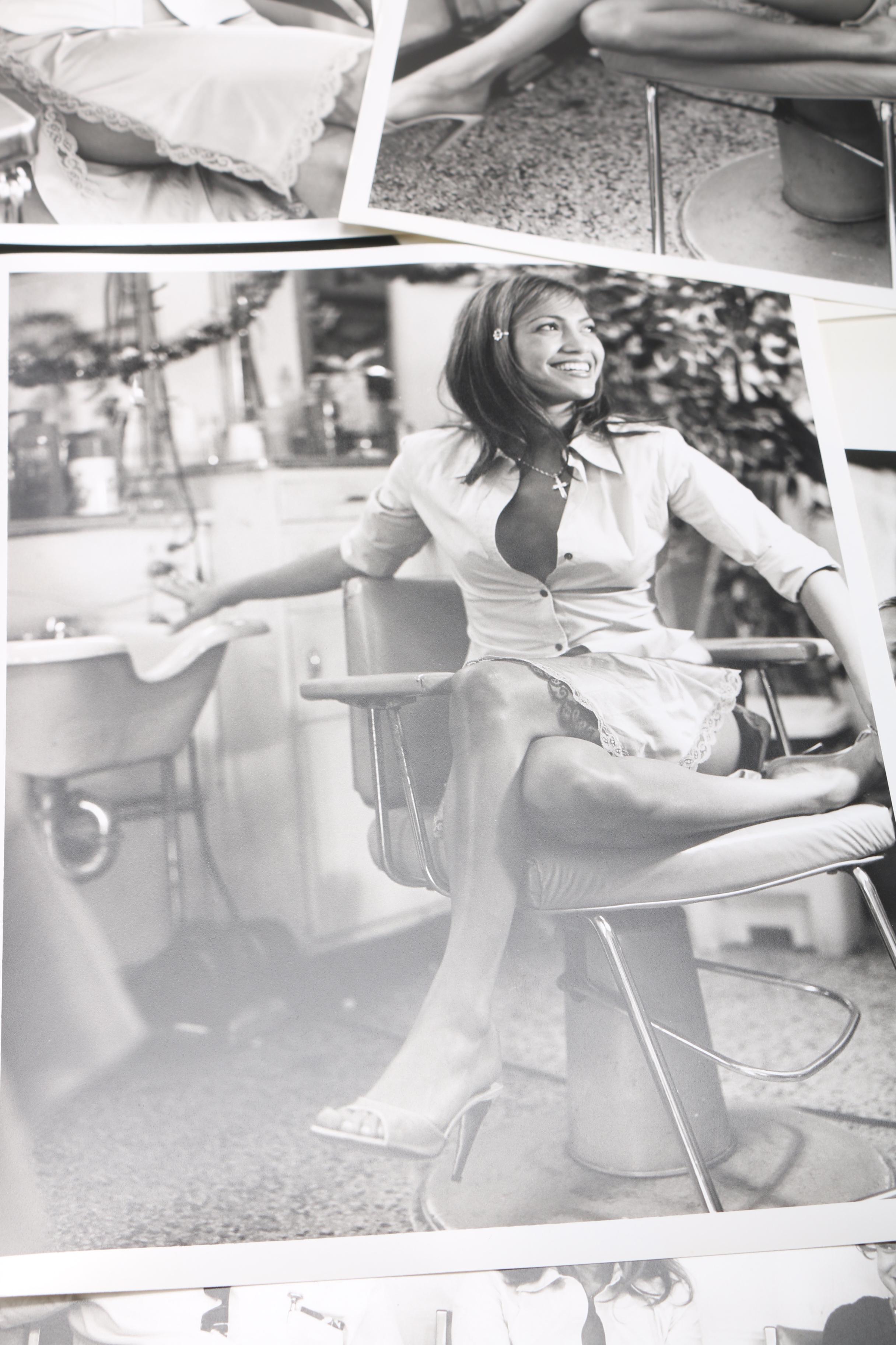 Jennifer Lopez Black and White Photographs