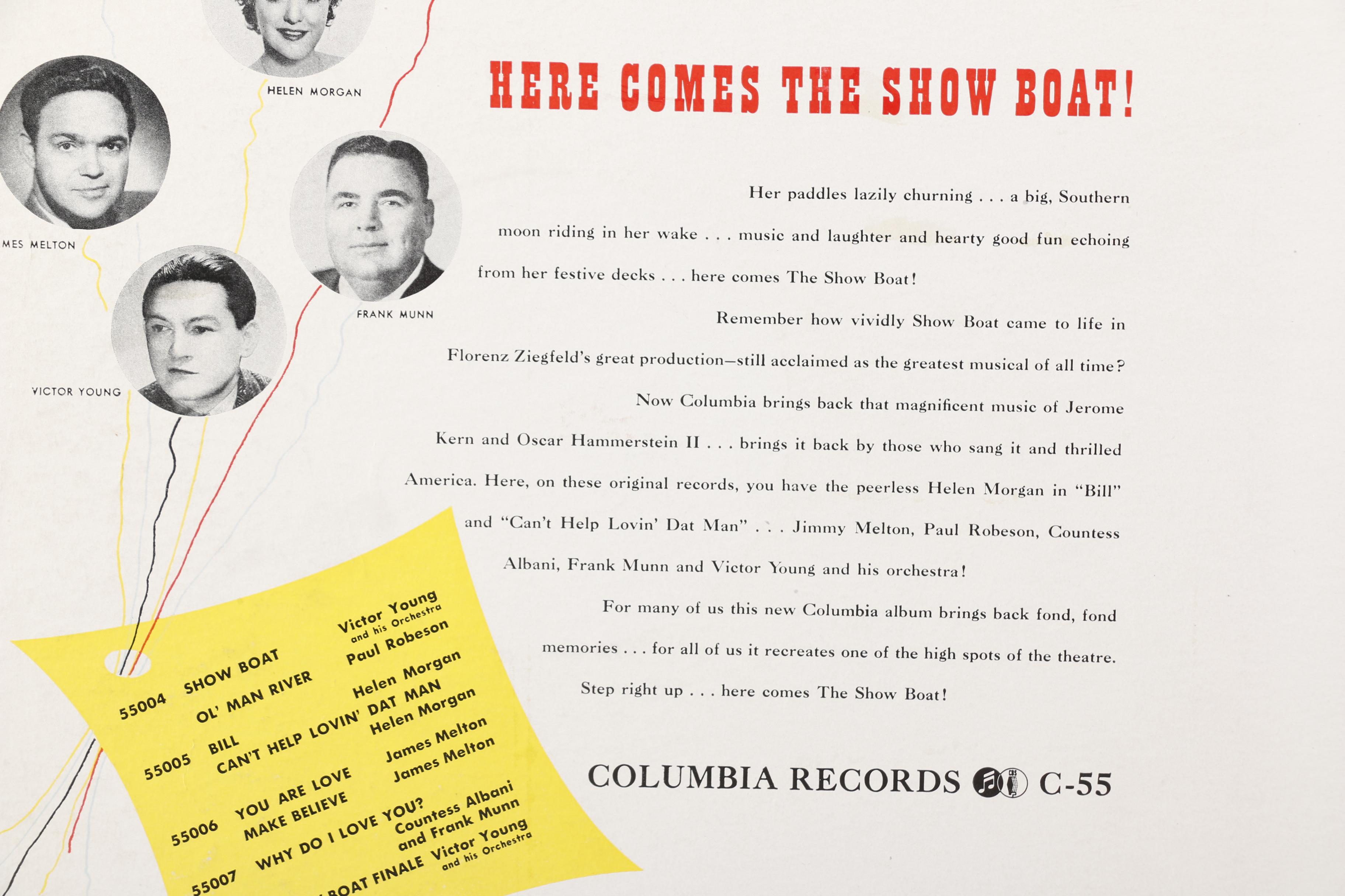 "Showboat" Musical Soundtrack 78 rpm Record Set