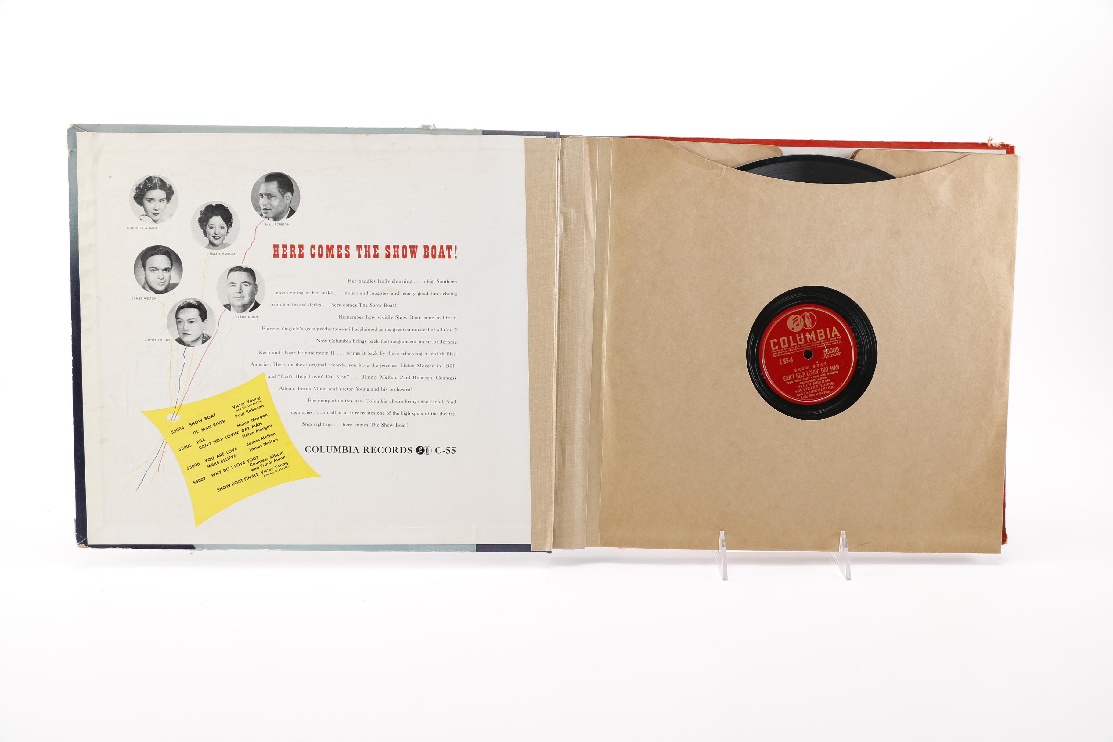 "Showboat" Musical Soundtrack 78 rpm Record Set