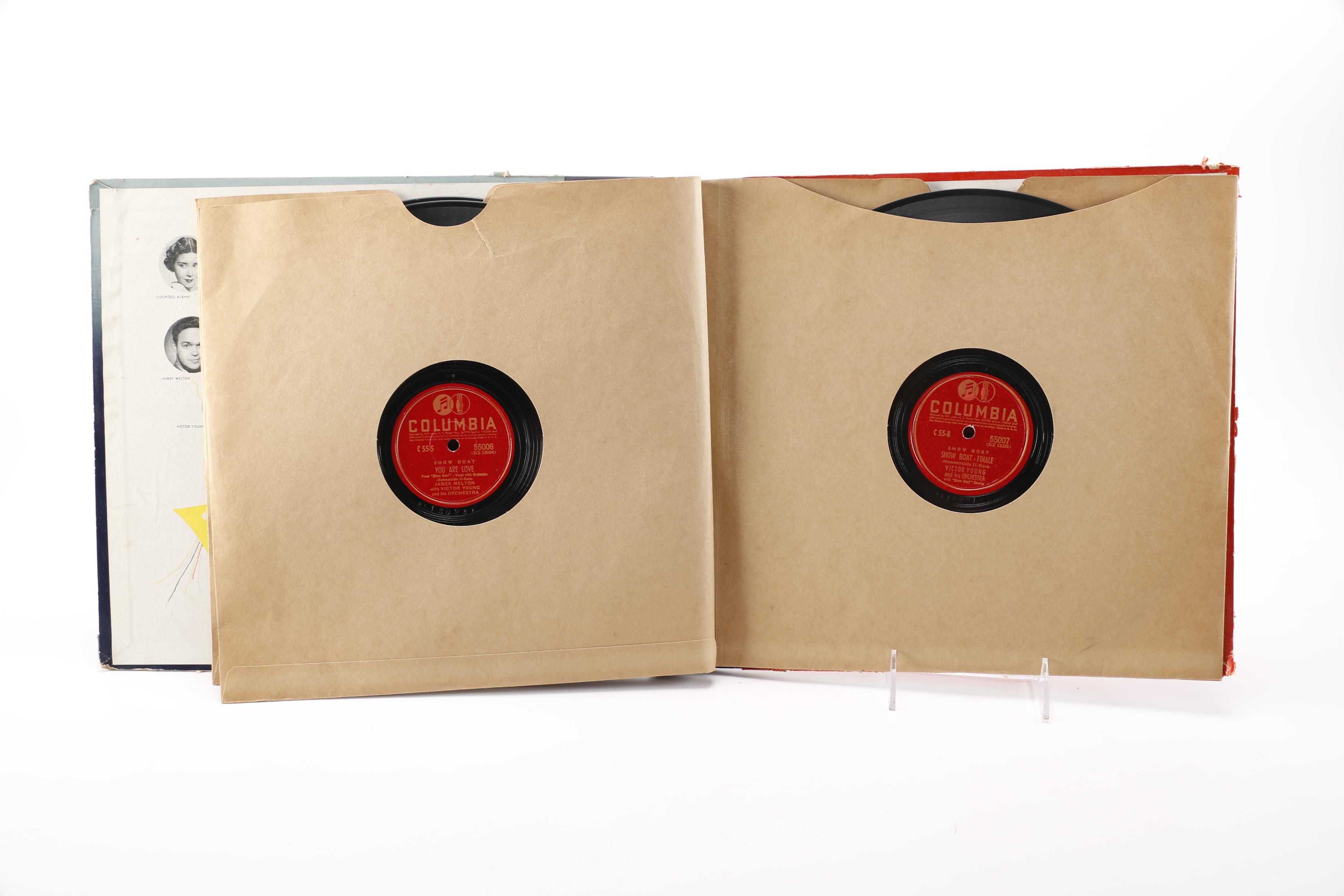 "Showboat" Musical Soundtrack 78 rpm Record Set