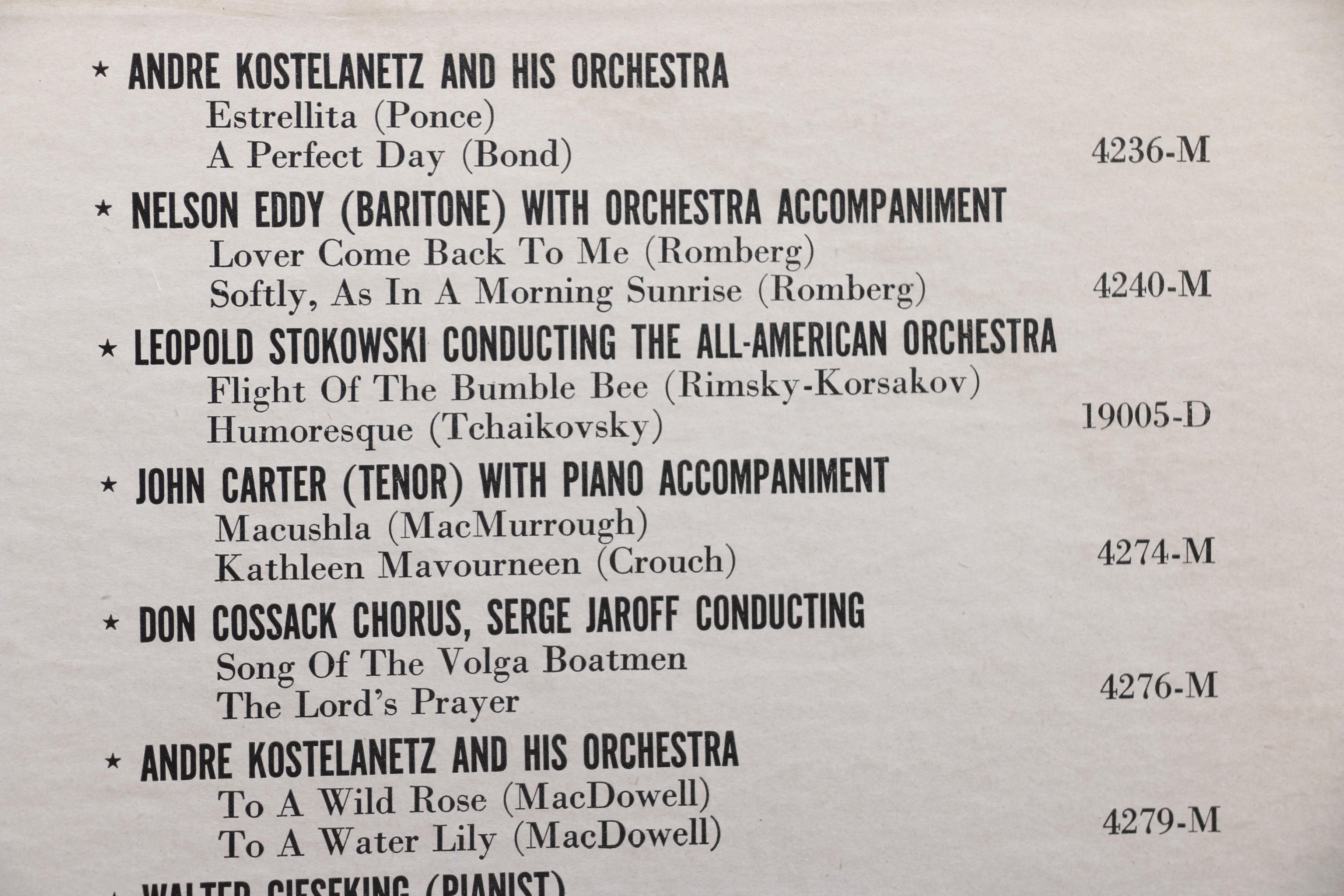 "Showboat" Musical Soundtrack 78 rpm Record Set