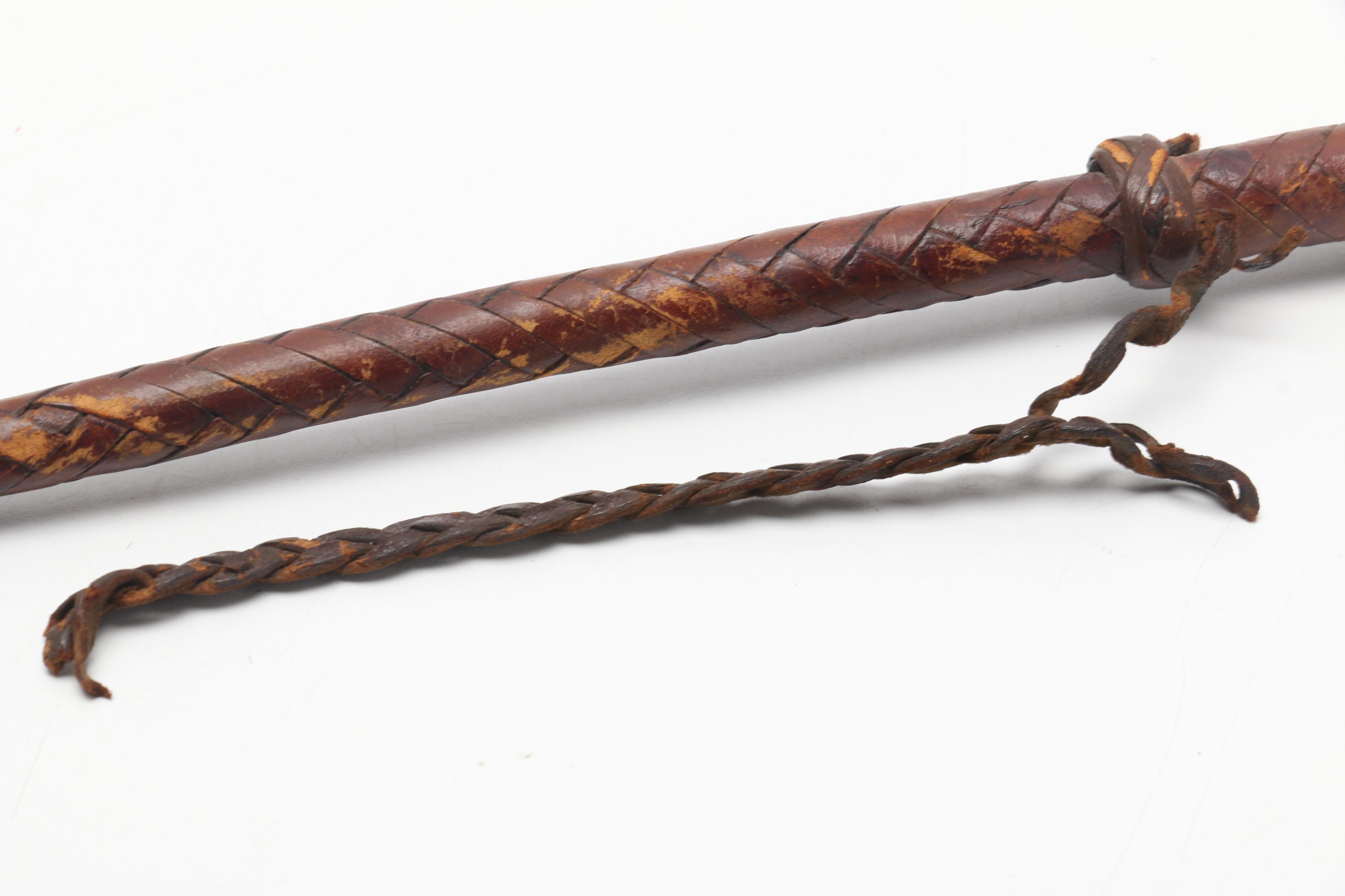 Equestrian Leather Riding Crops