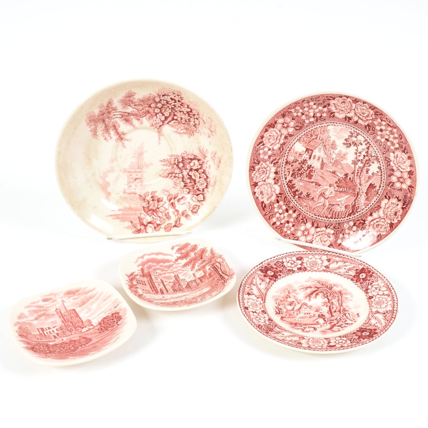 Collection of Transferware Dishes