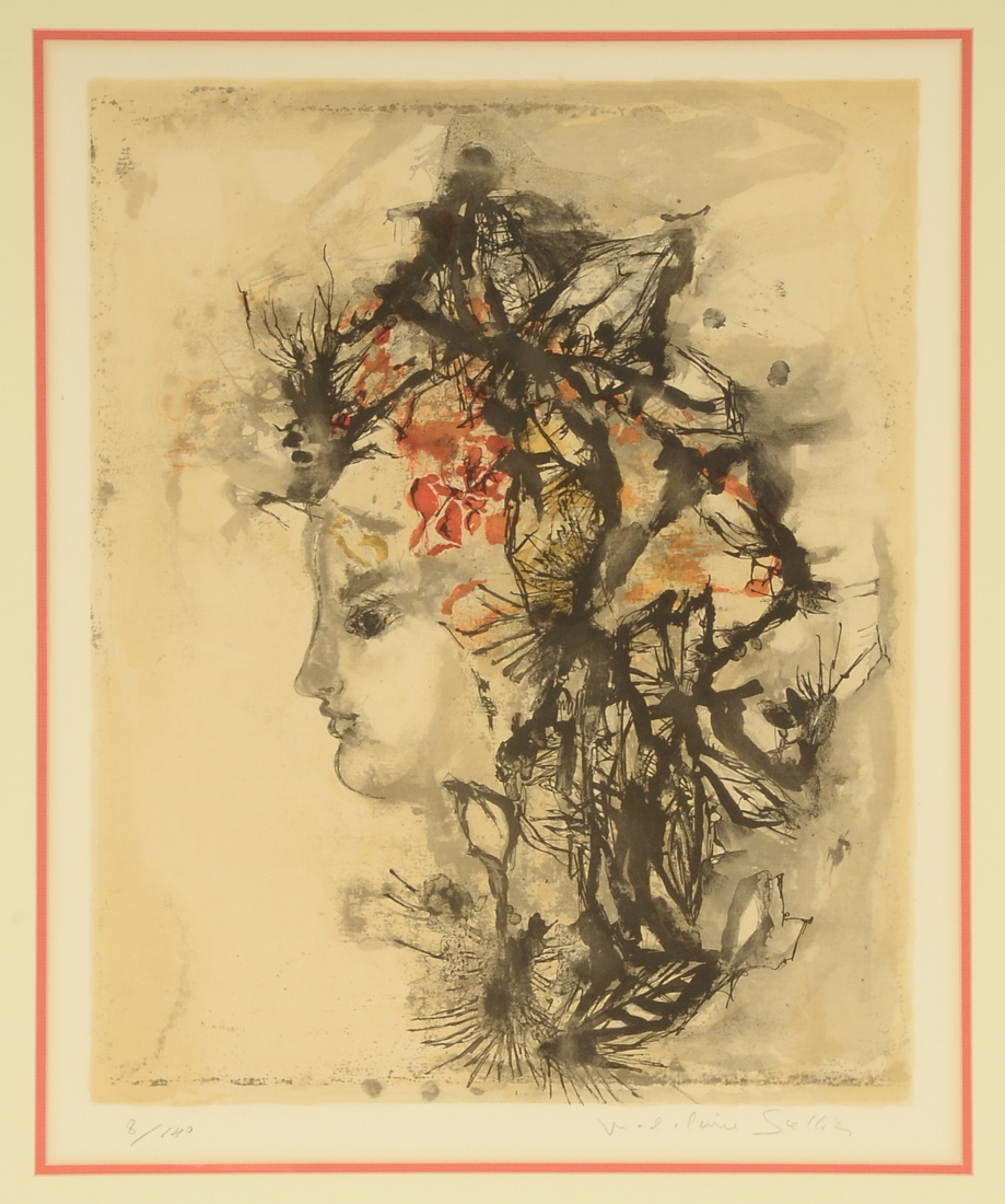 Madeleine Scellier Signed Limited Edition Hand-Pulled Lithograph