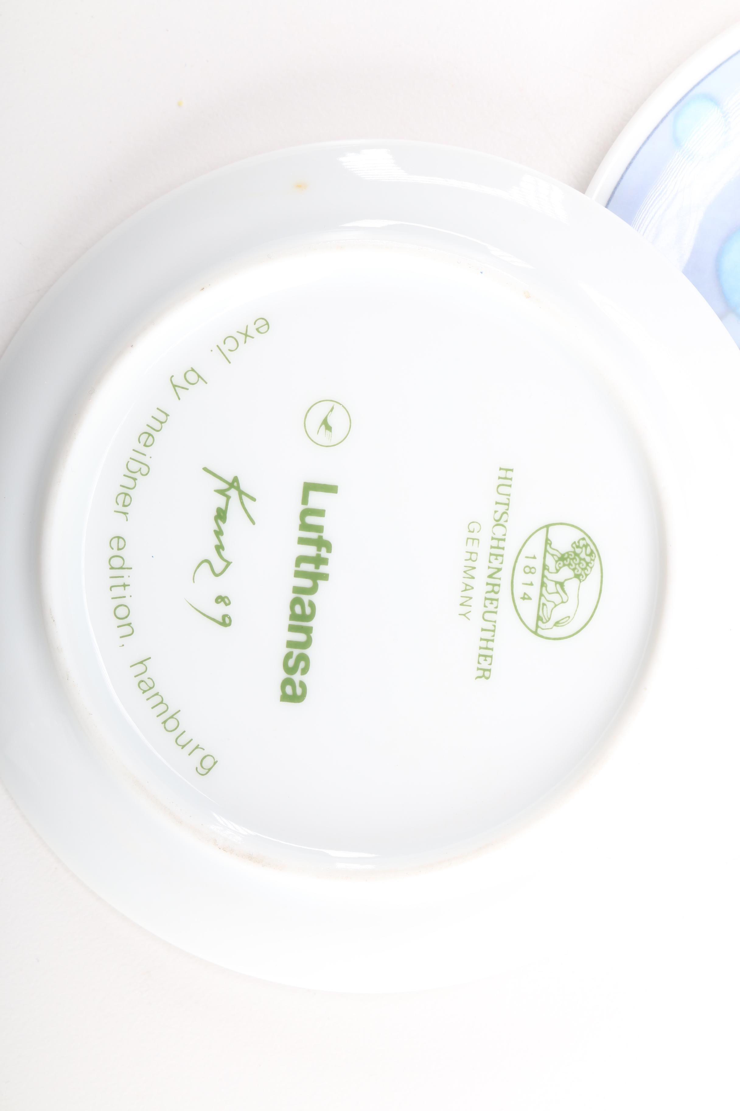 Lufthansa China Plates