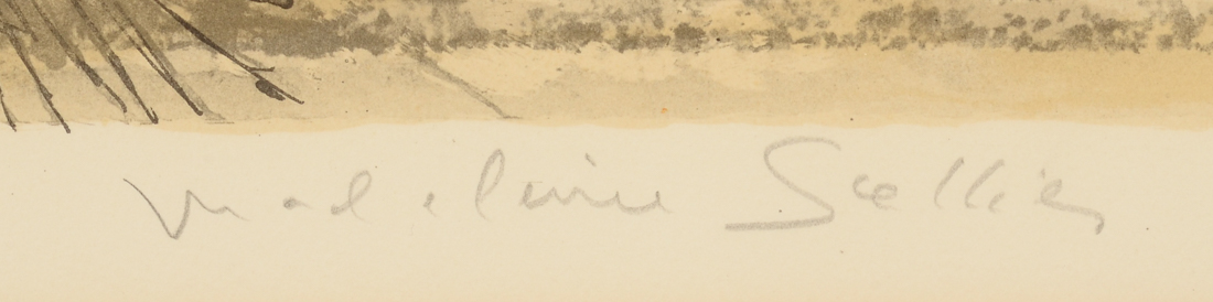 Madeleine Scellier Signed Limited Edition Hand-Pulled Lithograph