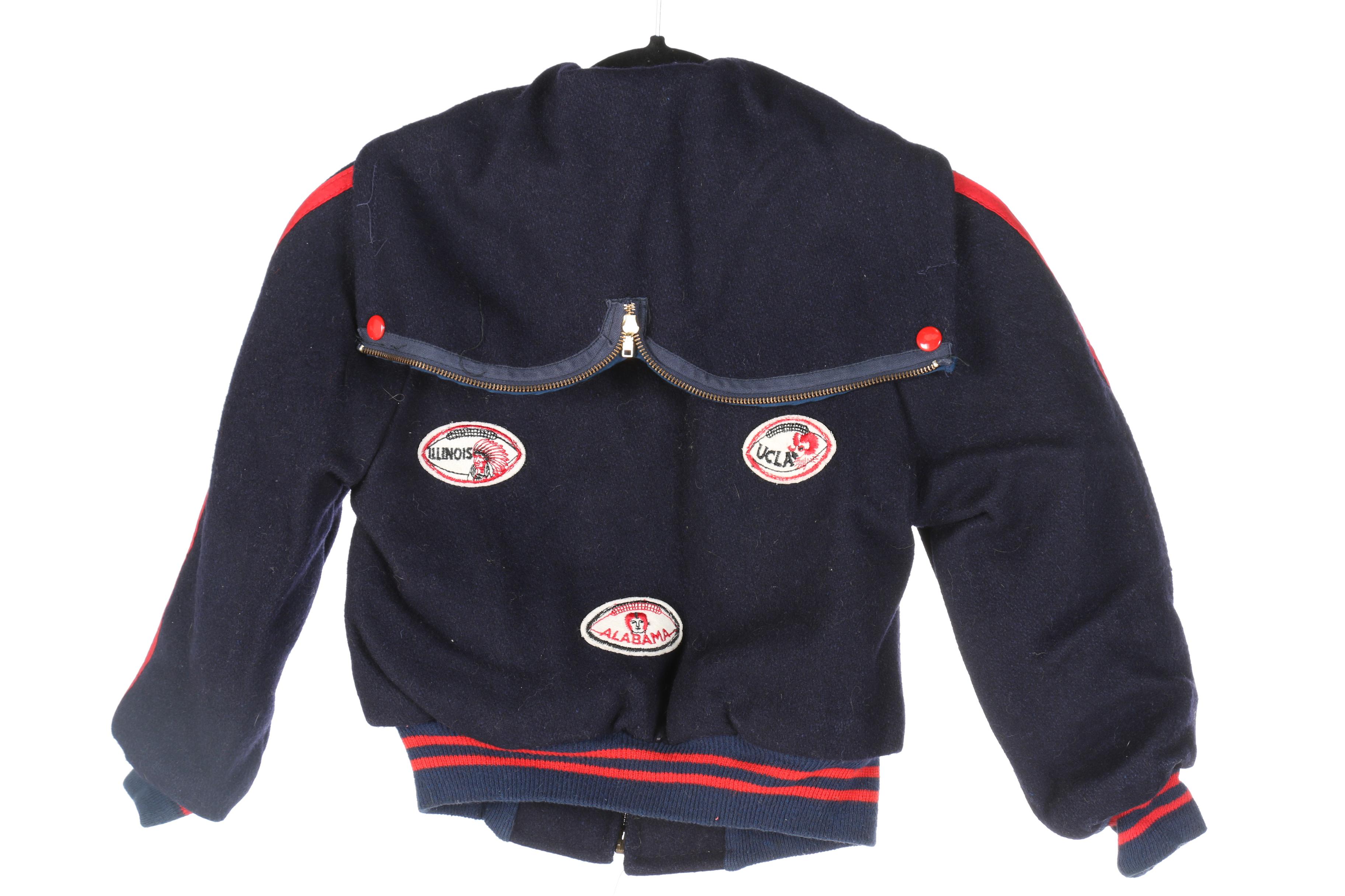 Vintage Kids College Football Coat