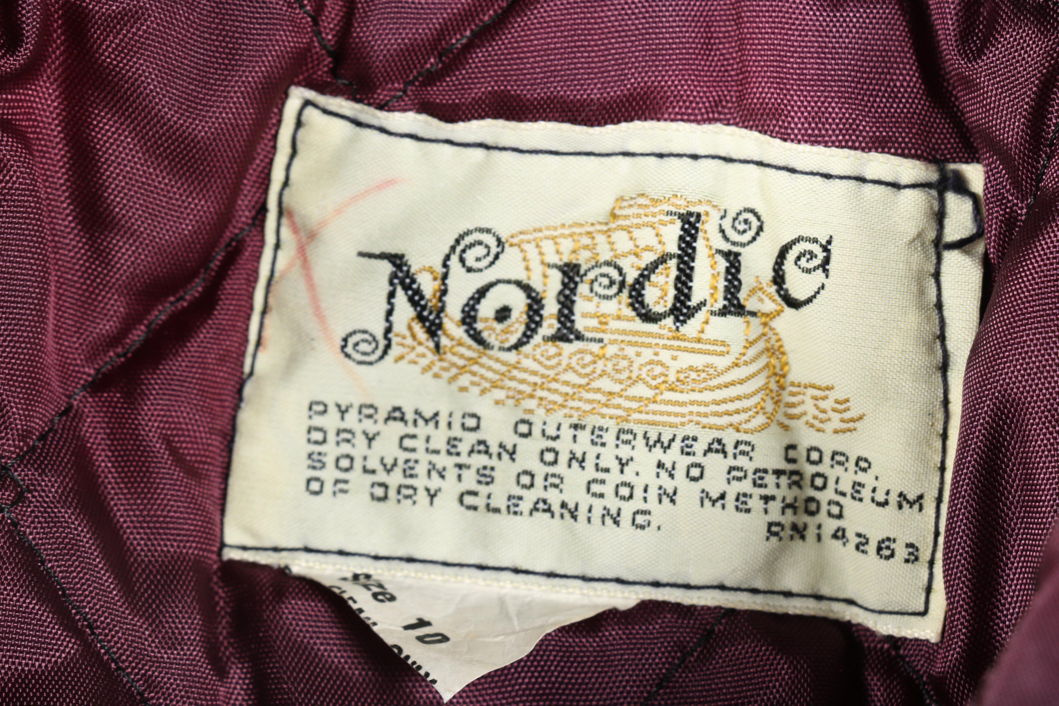 Vintage Kids College Football Coat