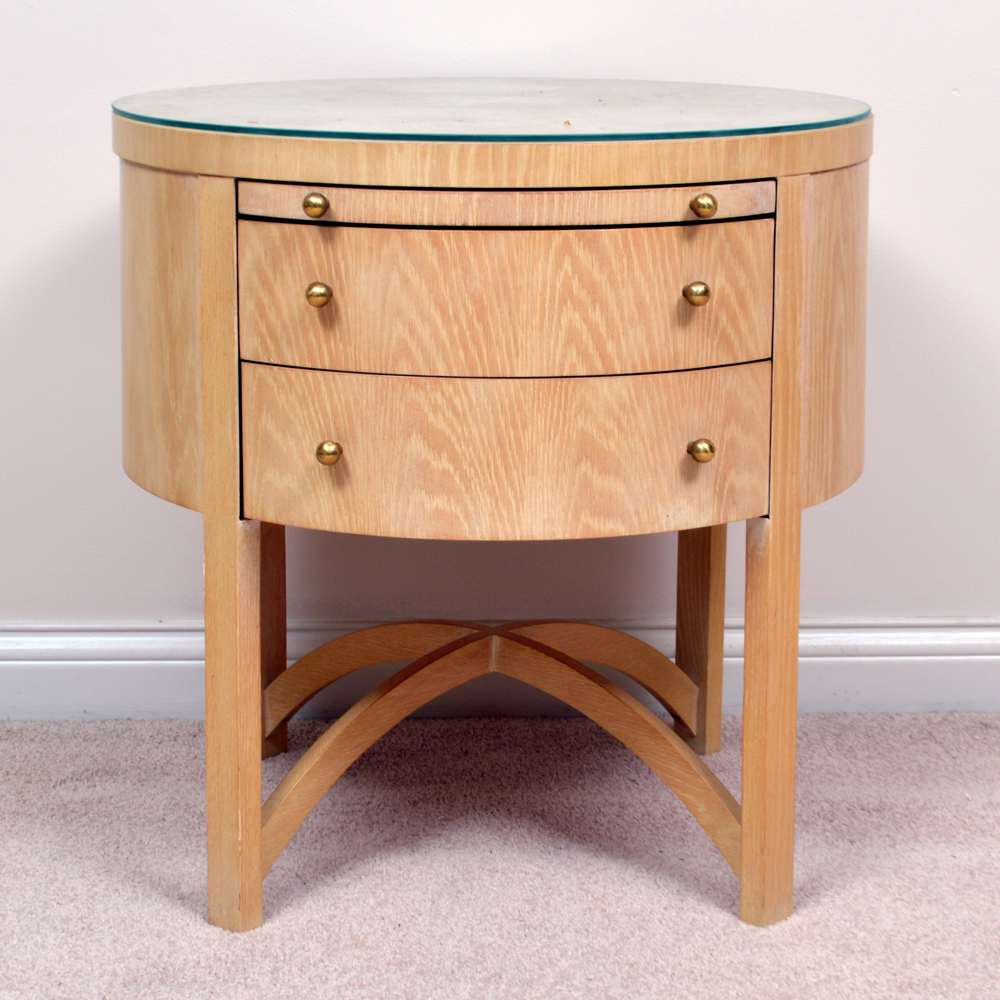 Drum Style Accent Table by Century