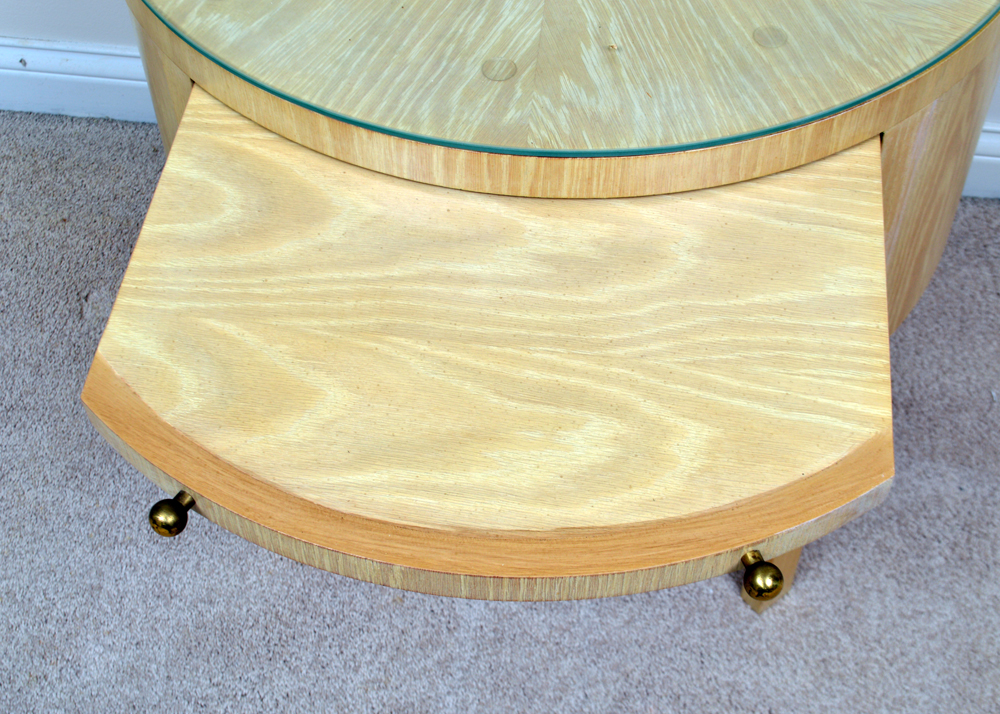 Drum Style Accent Table by Century