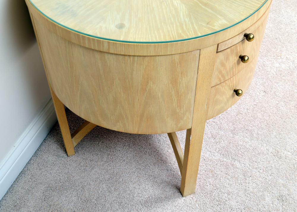 Drum Style Accent Table by Century
