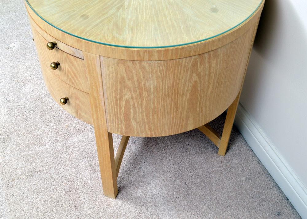 Drum Style Accent Table by Century