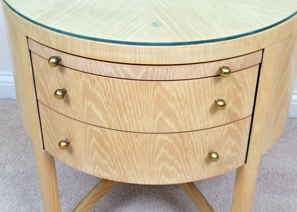 Drum Style Accent Table by Century