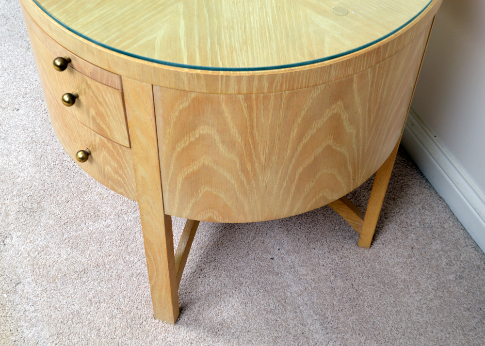 Drum Style Accent Table by Century