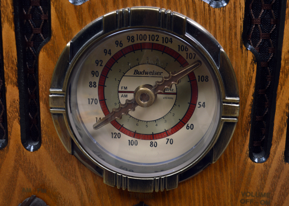 Faux Vintage Crosley Budweiser Collector's Edition Cassette Radio