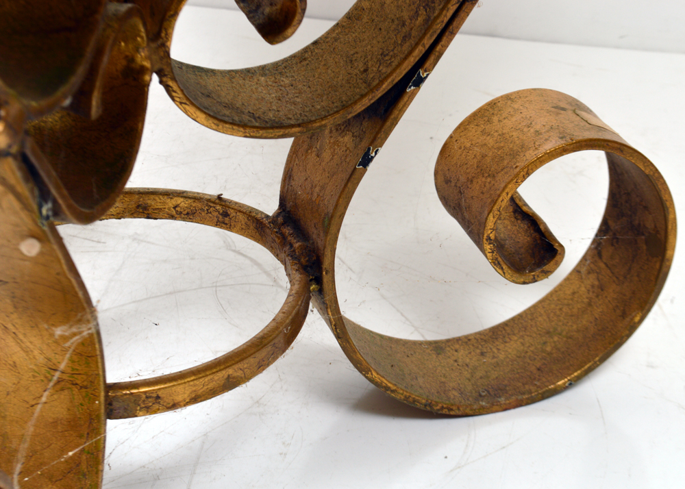 Mexican Accent Table With Mosaic Resin Top