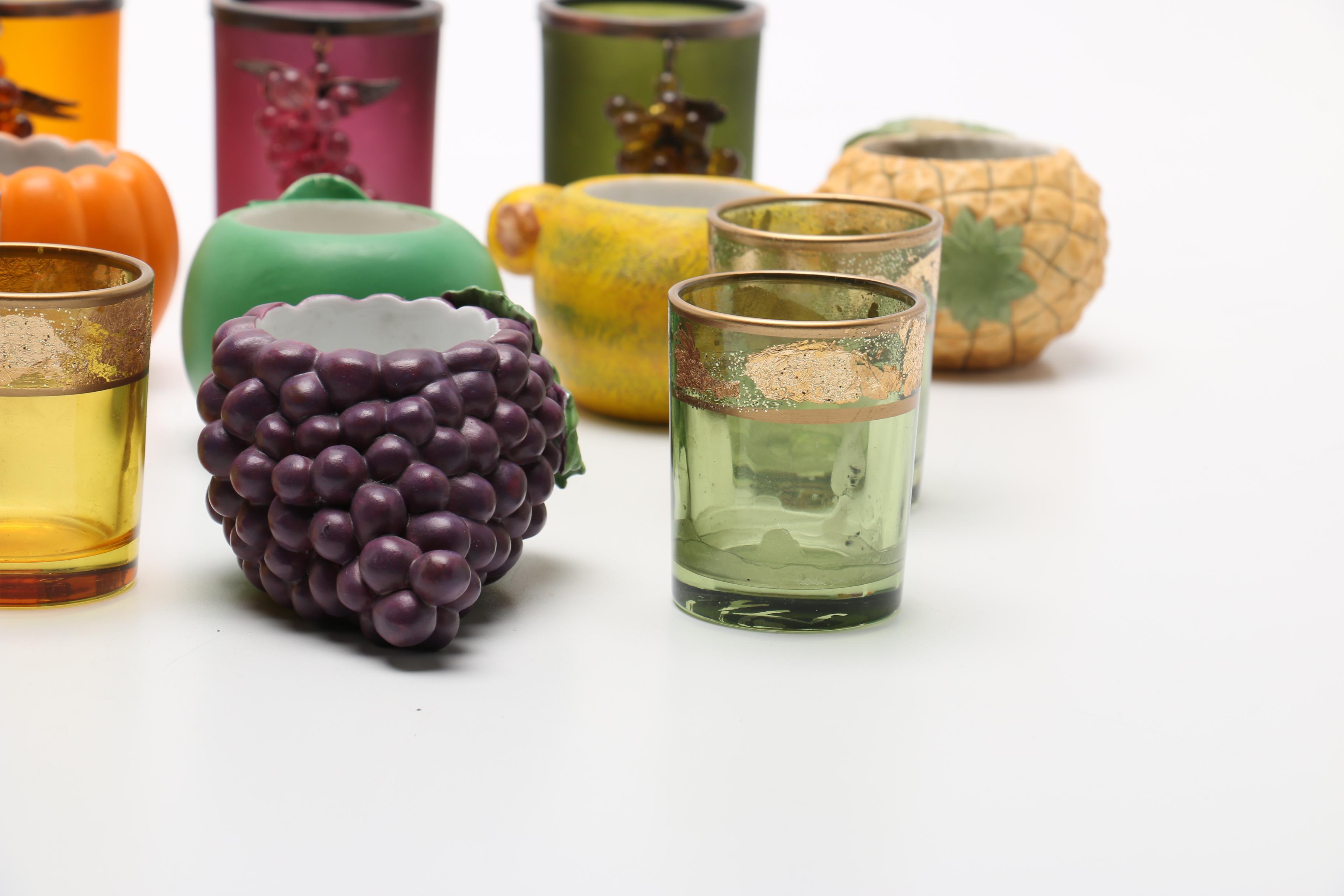 Glass and Ceramic Votive Candle Holders