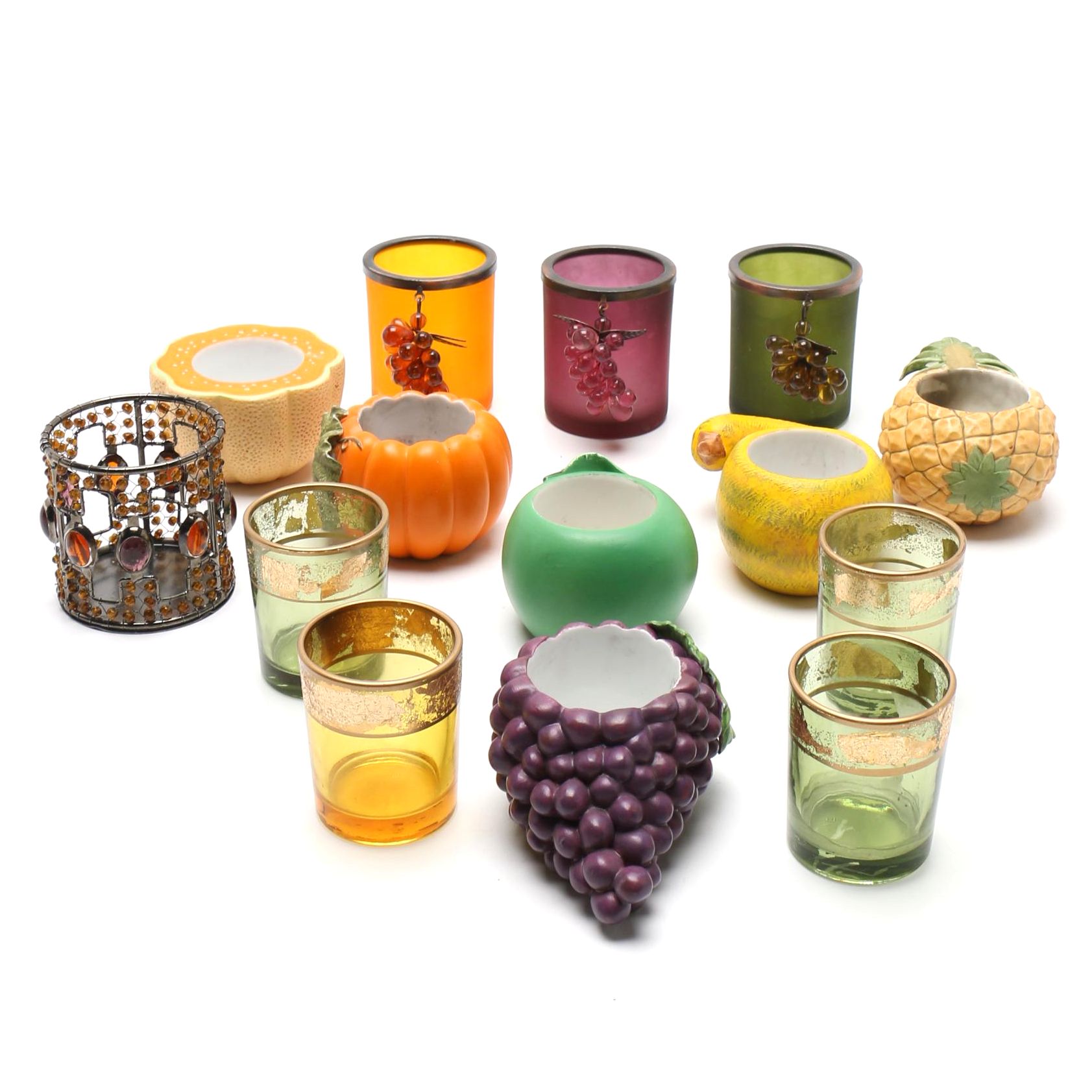 Glass and Ceramic Votive Candle Holders