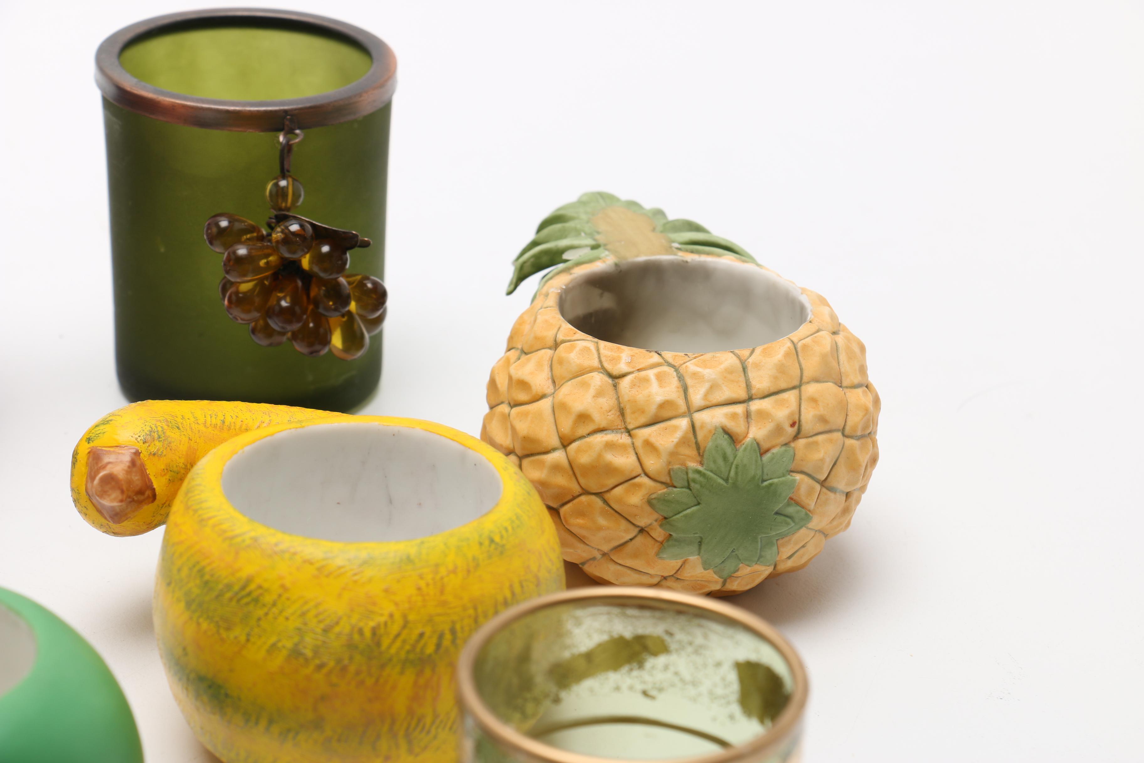 Glass and Ceramic Votive Candle Holders