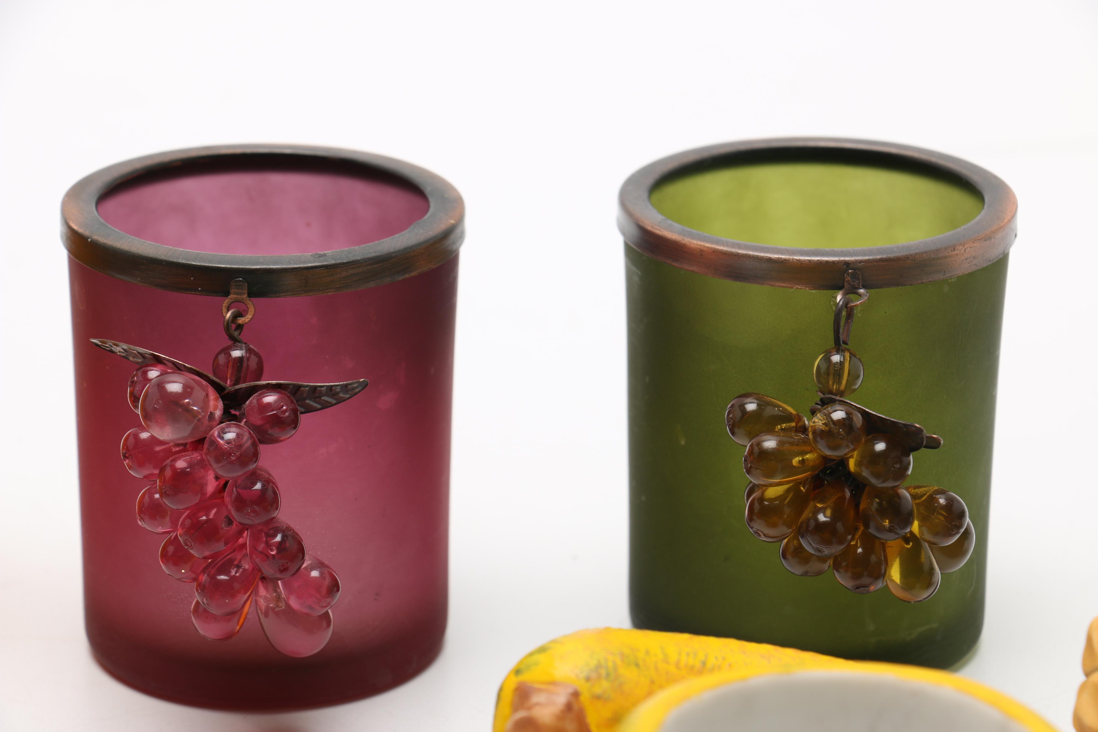 Glass and Ceramic Votive Candle Holders