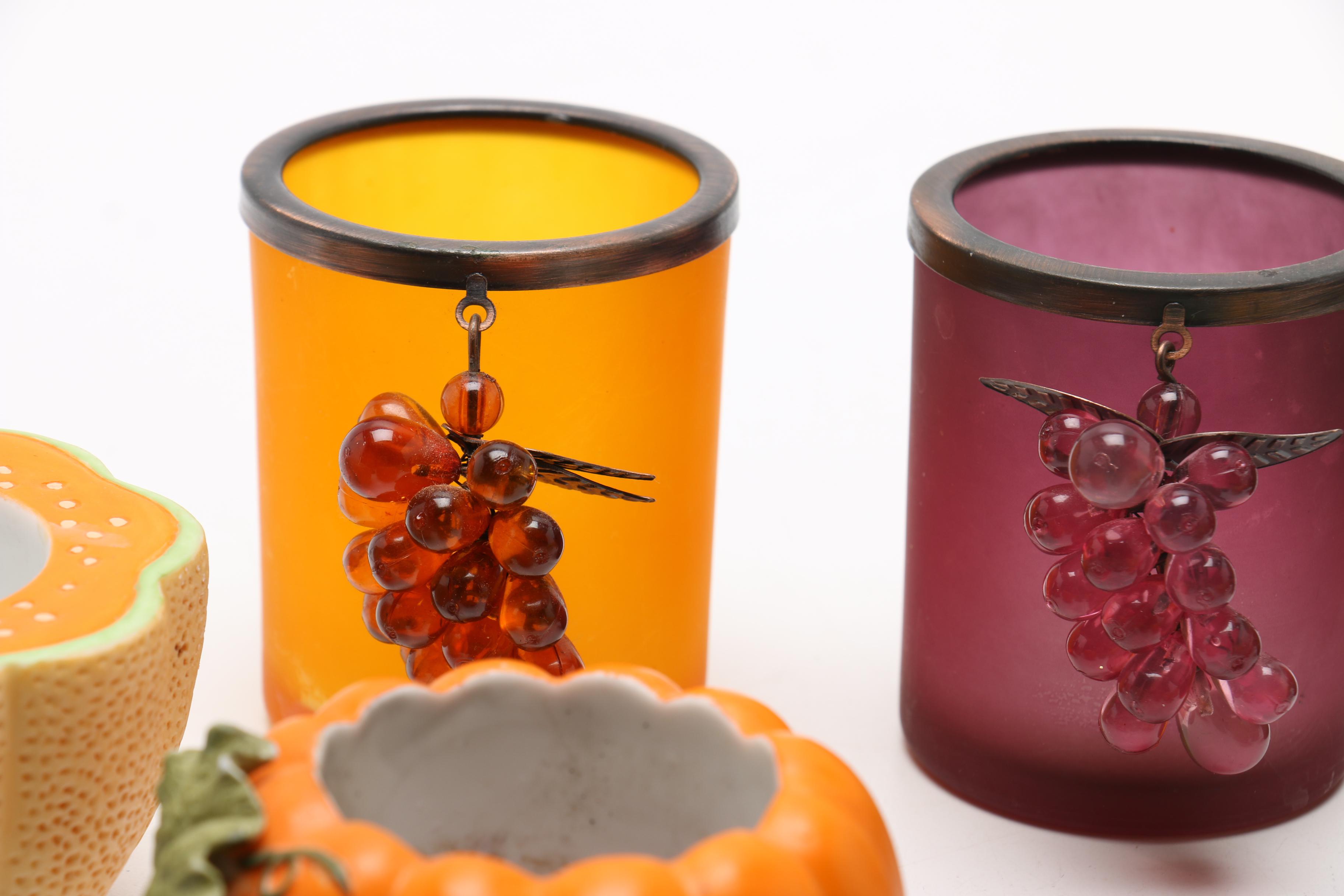 Glass and Ceramic Votive Candle Holders