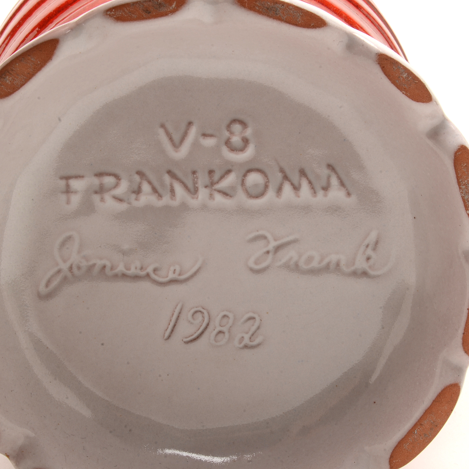 1976 V-8 Frankoma Pottery Vase