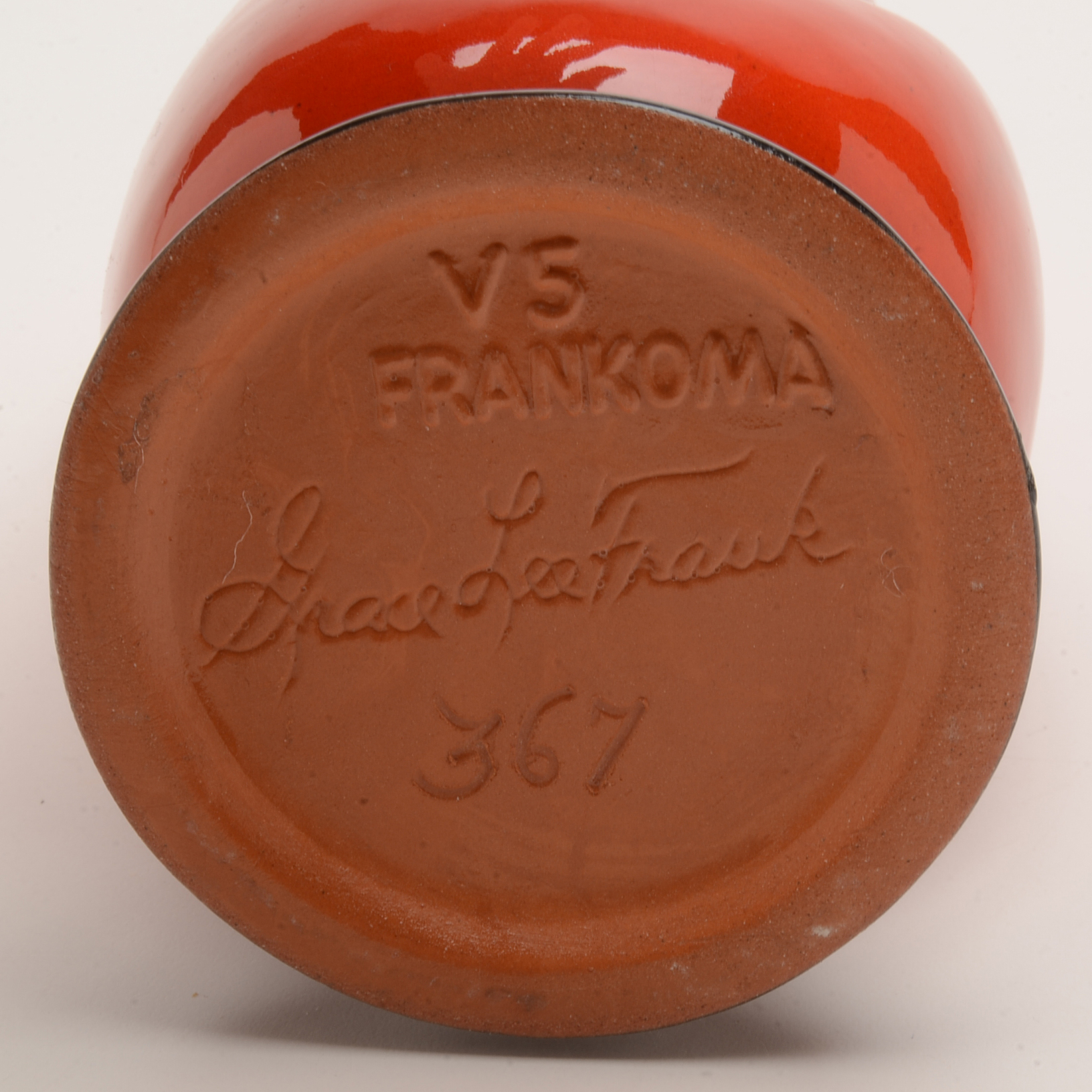 1973 Signed V-5 Frankoma Pottery Vase