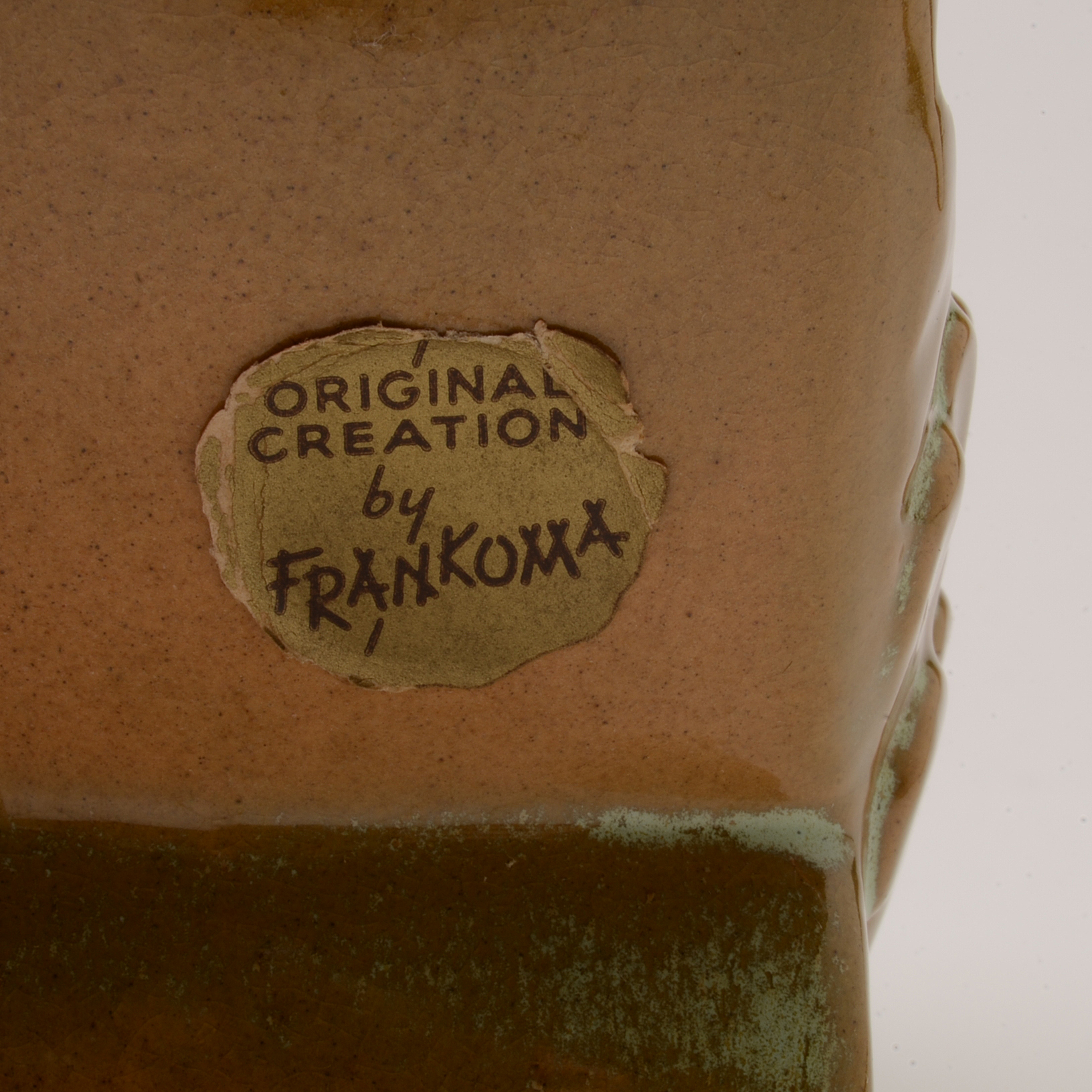 Frankoma Pottery Prairie Green Vase and Planter