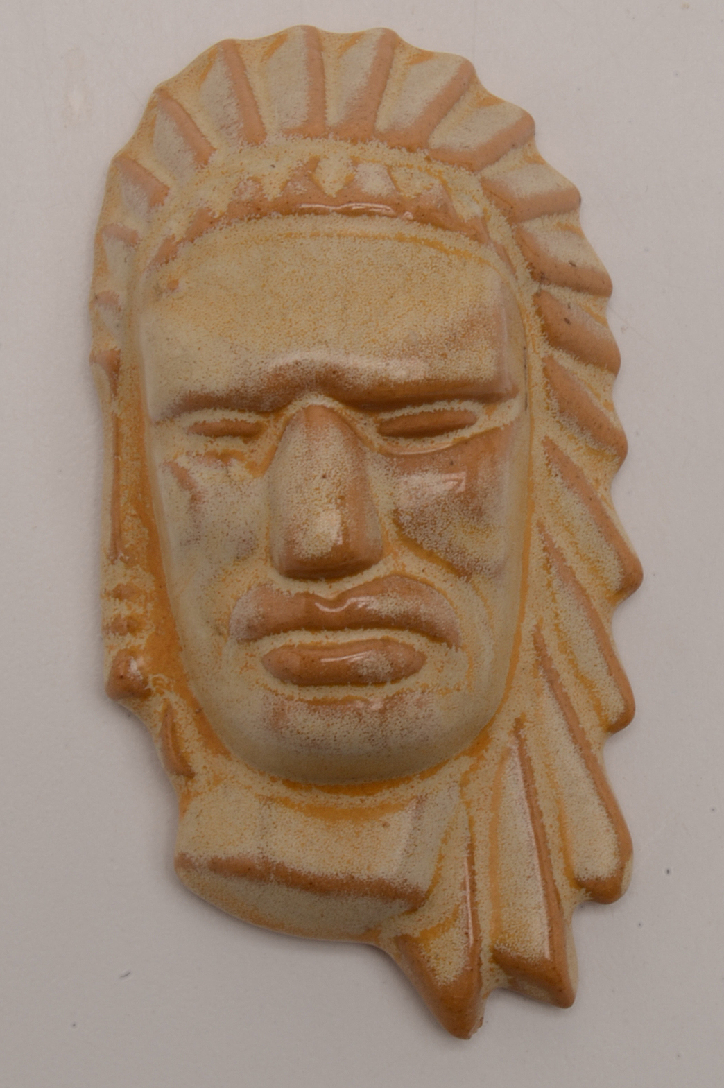 Frankoma Pottery "Indian Head" Plaques and Mudhead Mug