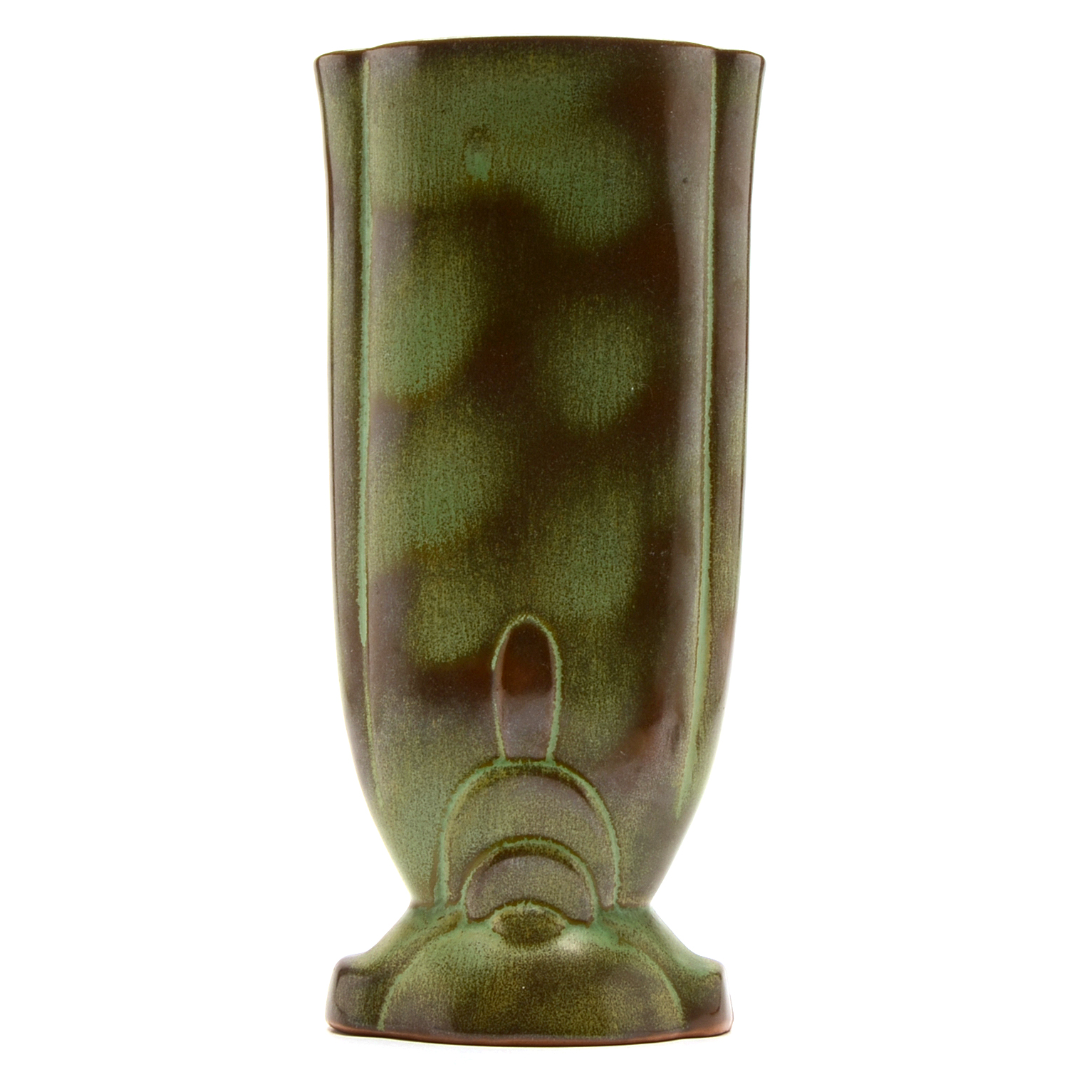 Vintage Frankoma Pottery Green Vase
