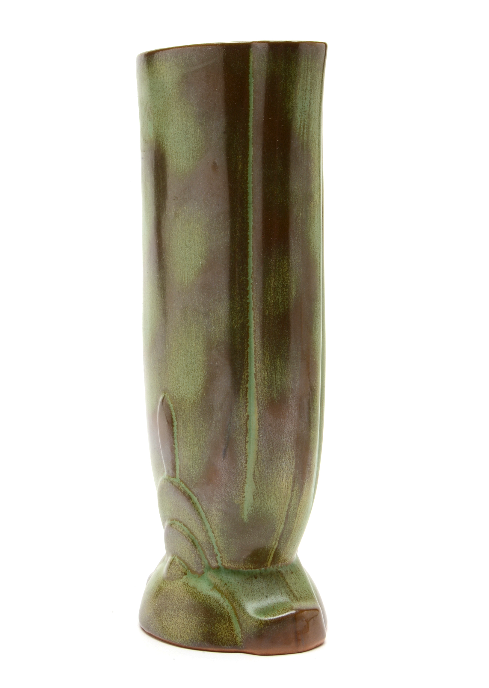 Vintage Frankoma Pottery Green Vase