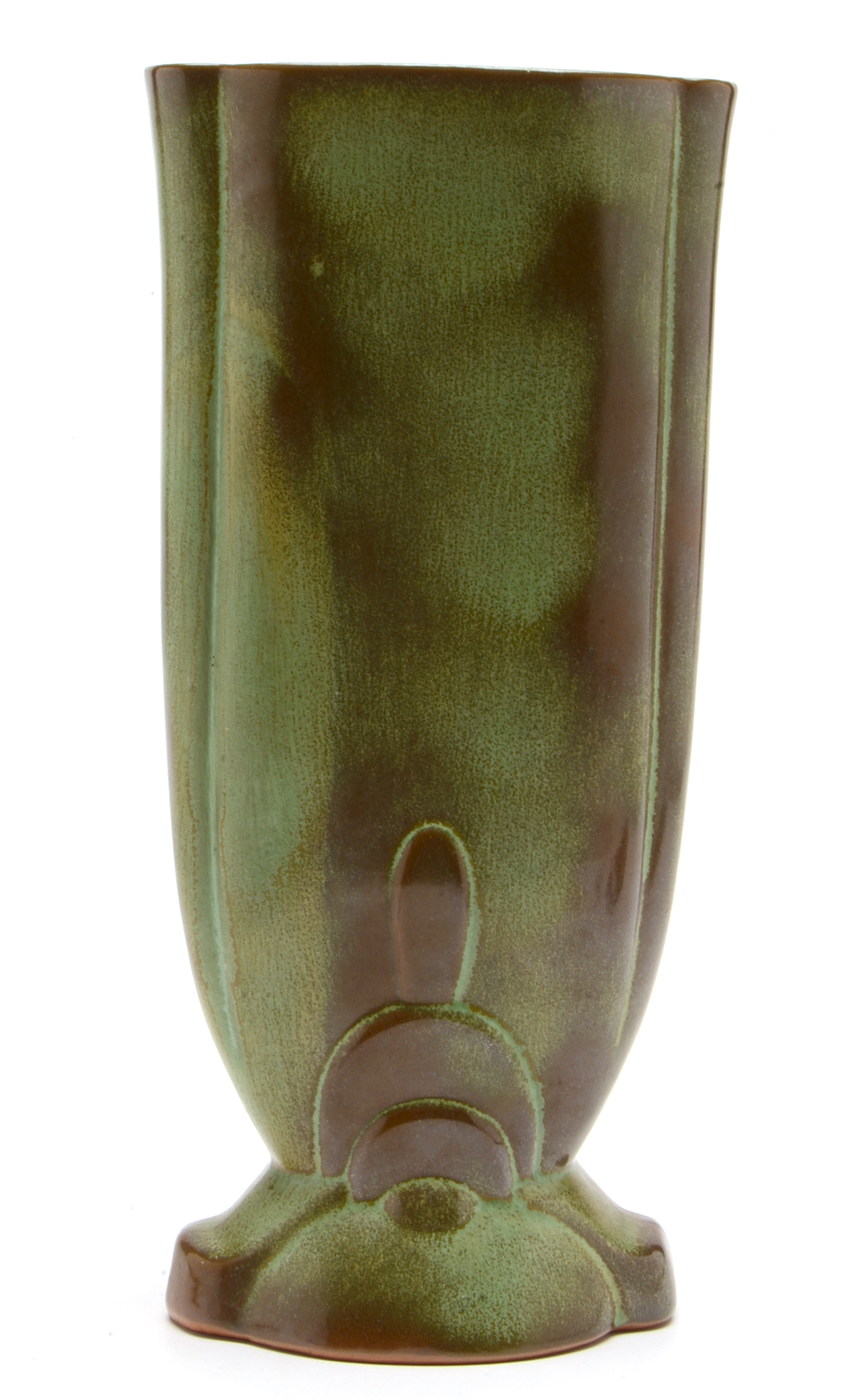 Vintage Frankoma Pottery Green Vase