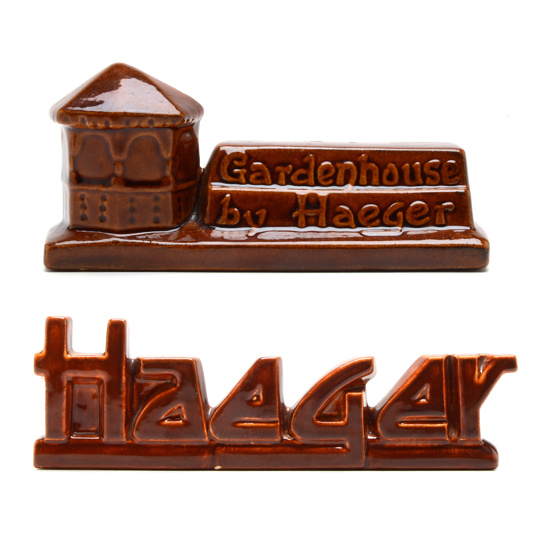 Haeger Pottery Advertising Signs