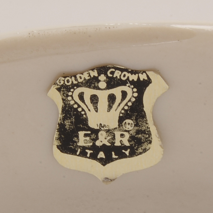 Capodimonte Flowers Porcelain Advertising Sign