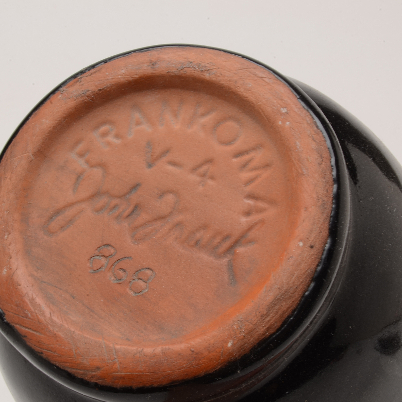 1972 Frankoma Pottery Signed V4 Vase