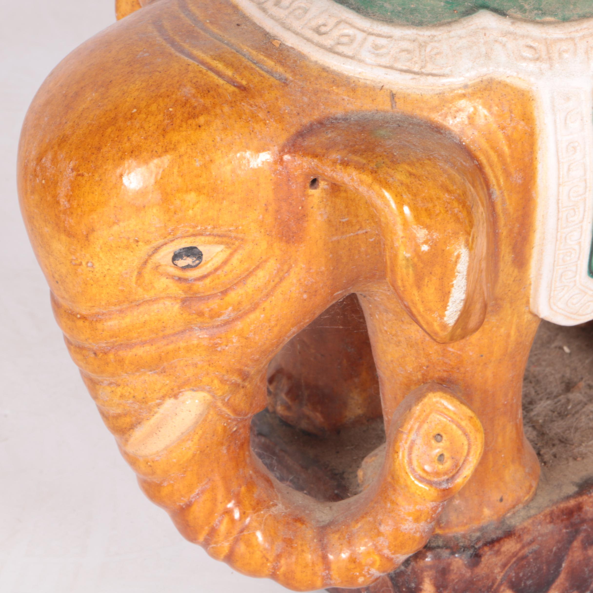 Ceramic Elephant Side Tables