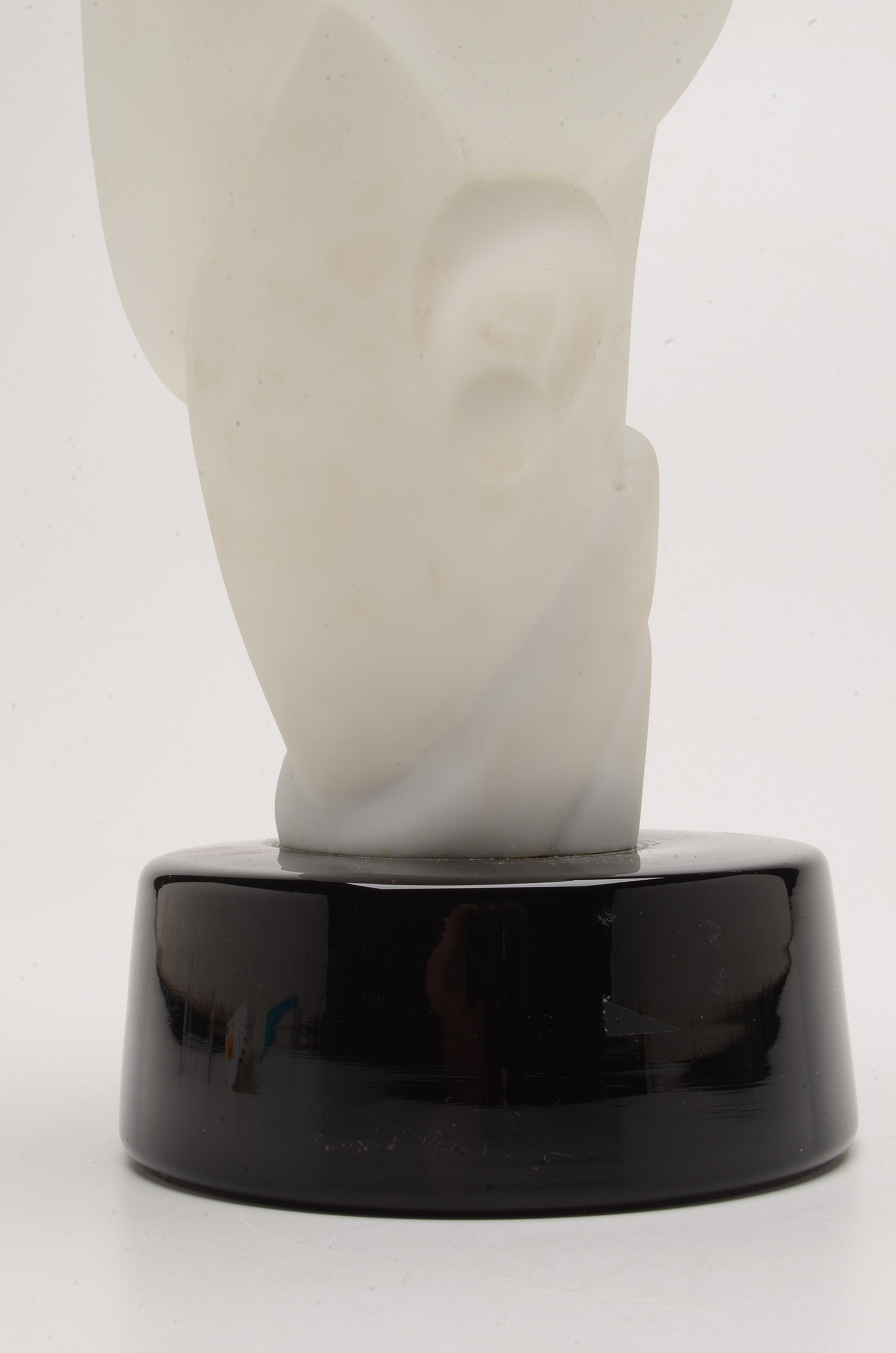 Balos Mouthblown Frosted Glass Bust